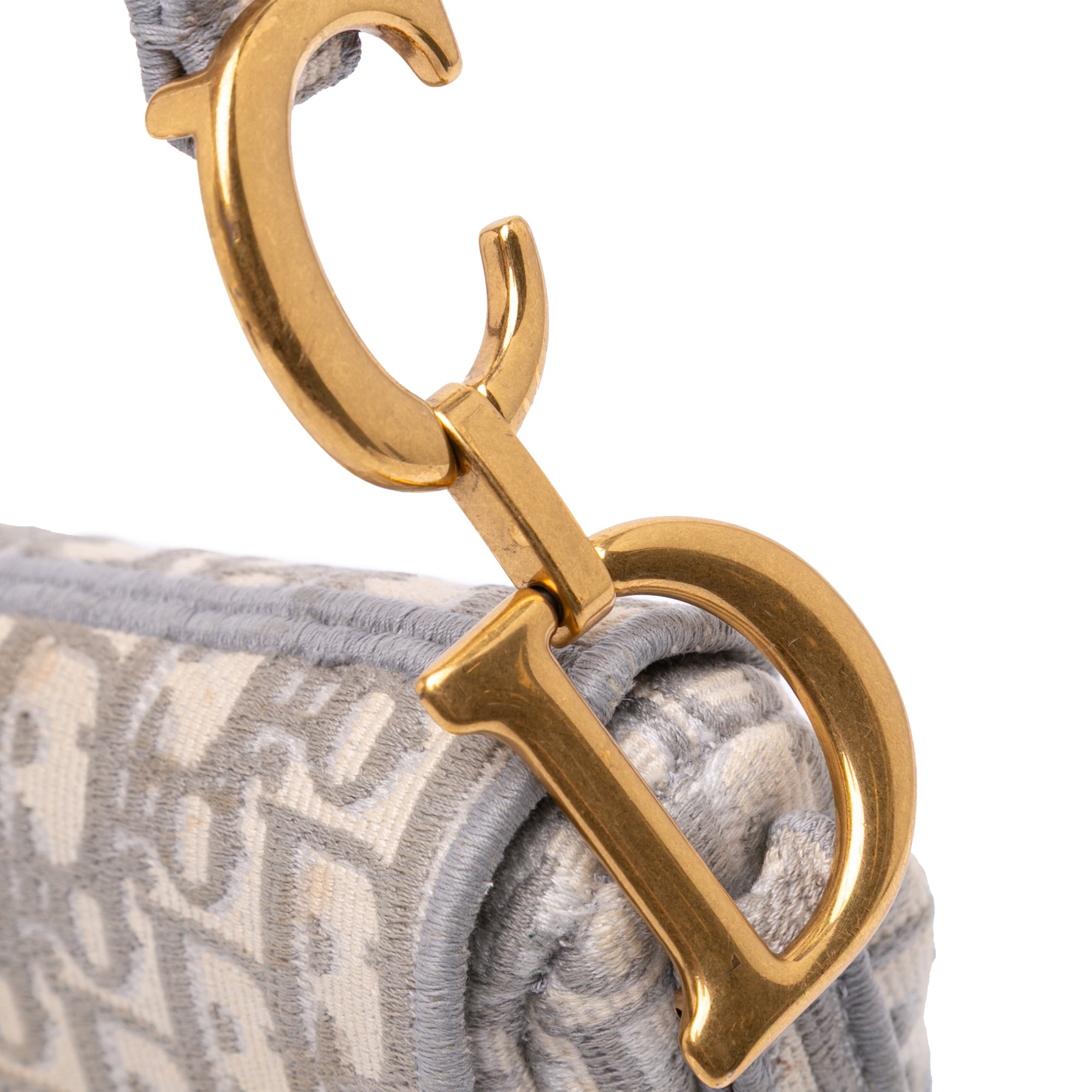 Dior Oblique Embroidered Canvas Saddle Bag - image 7