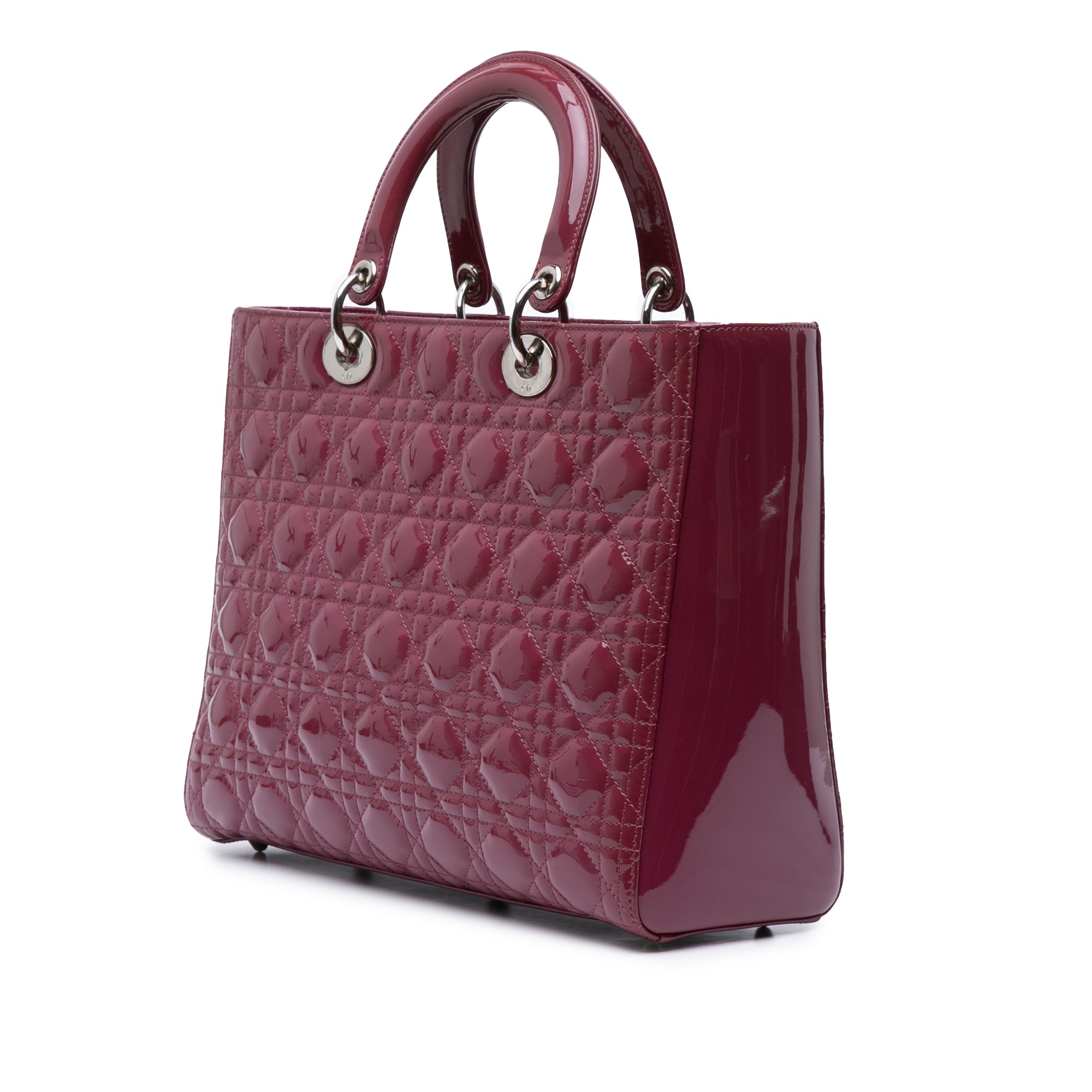 Dior Large Patent Cannage Lady Dior - image 2