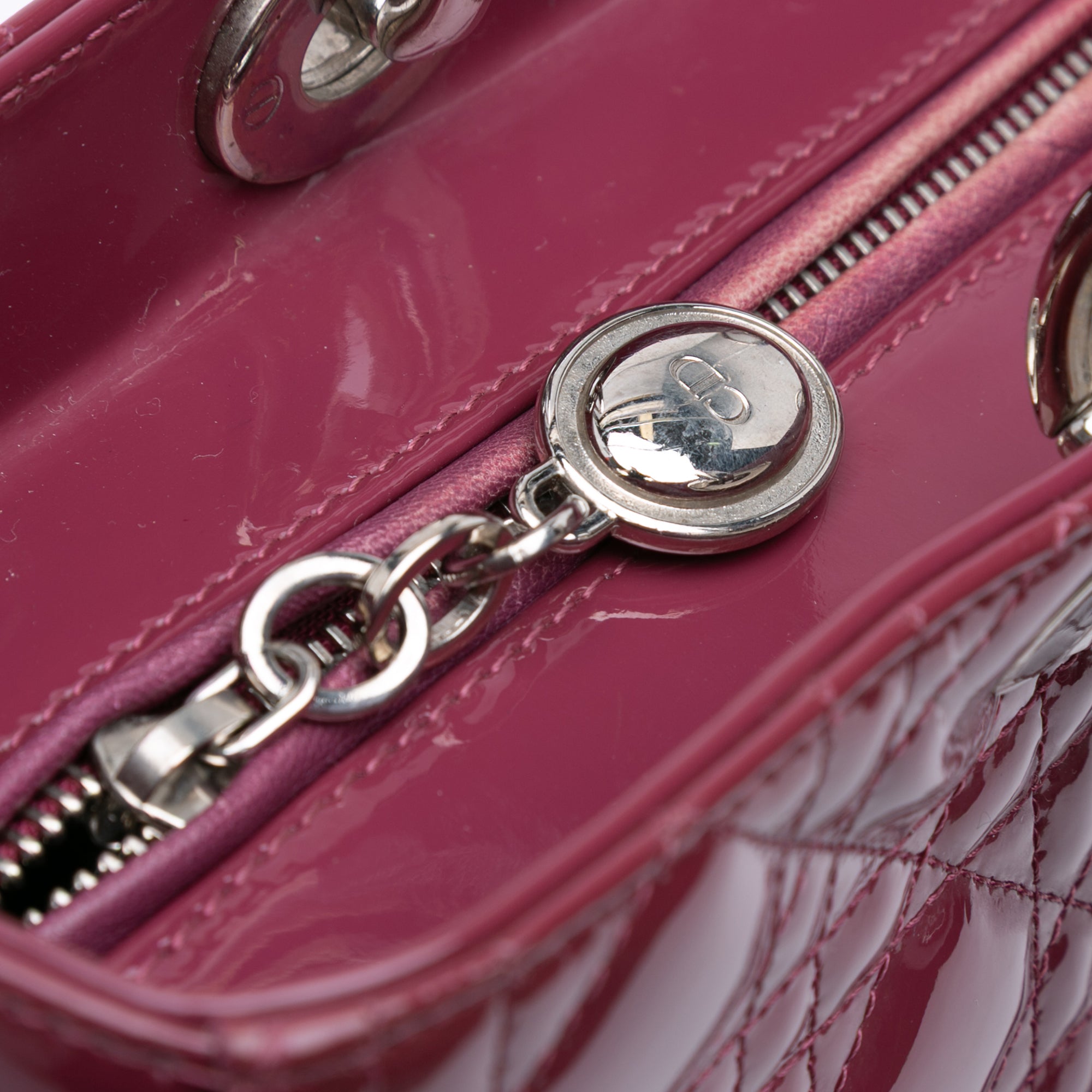 Dior Large Patent Cannage Lady Dior - image 6