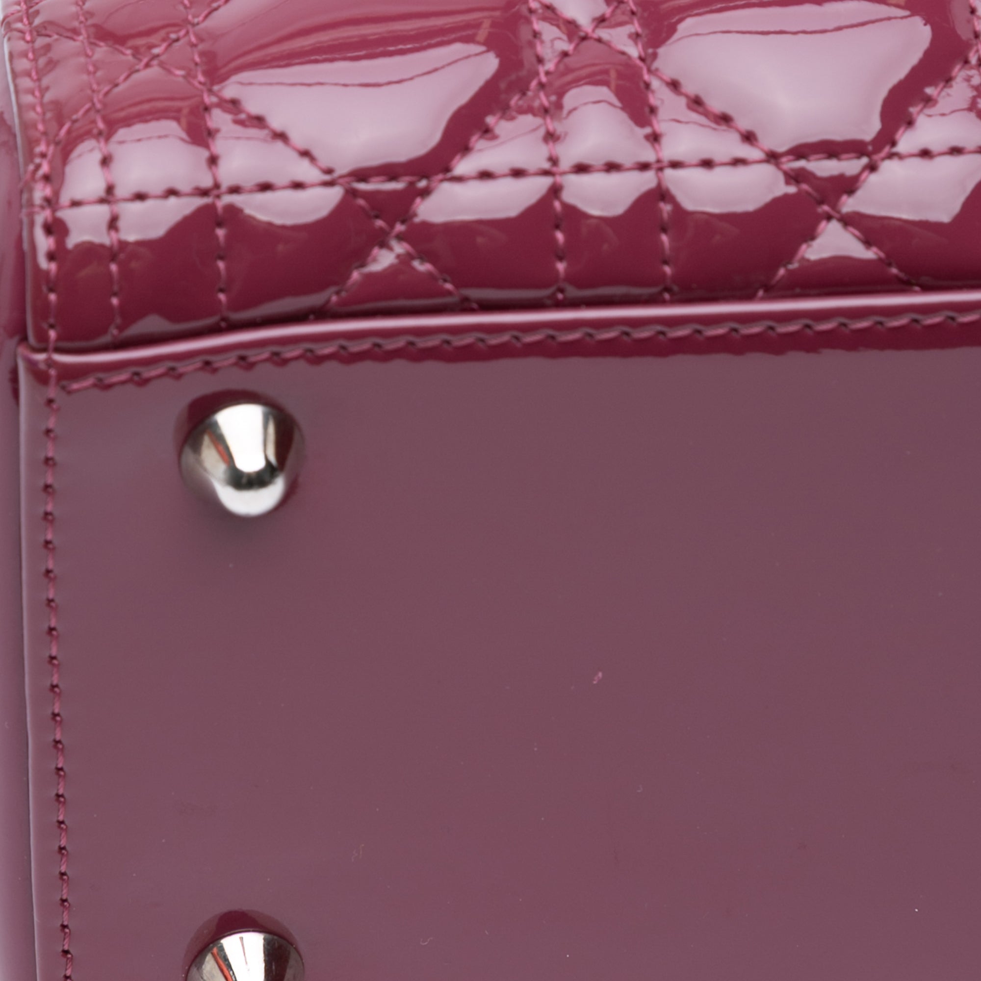 Dior Large Patent Cannage Lady Dior - image 8
