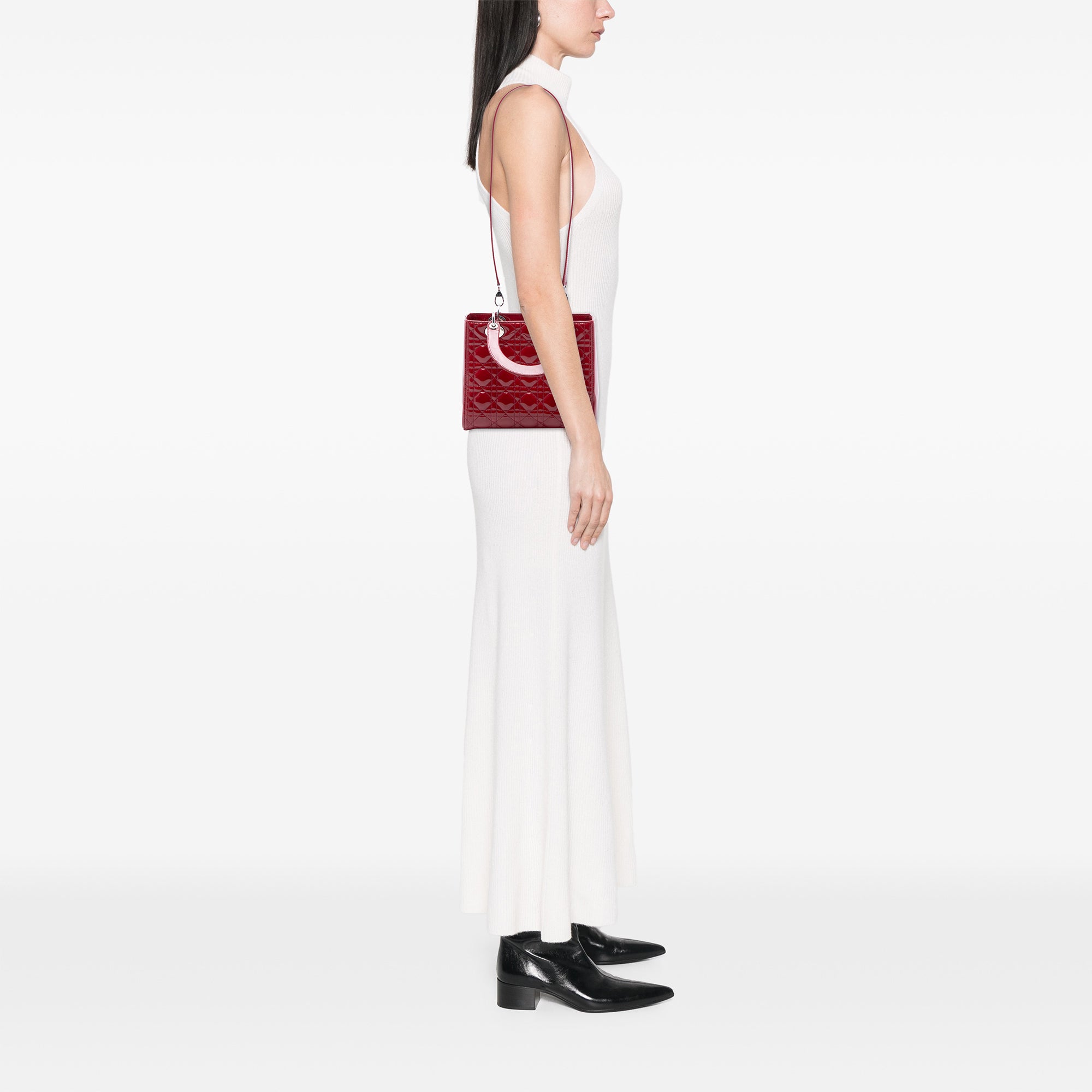 Dior Medium Patent Cannage Lady Dior - image 7