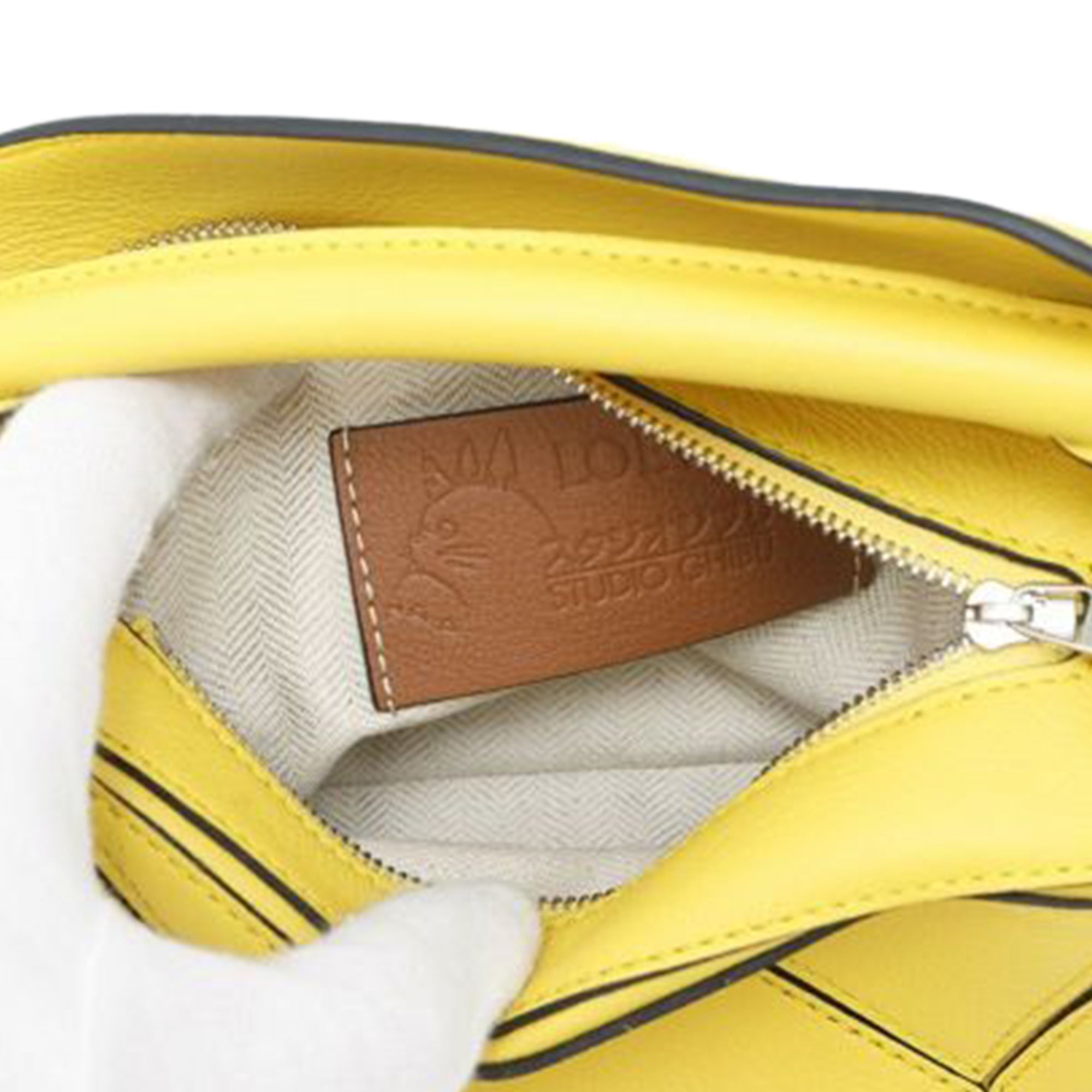 LOEWE Studio Ghibli My Neighbor Totoro Mini Calfskin Puzzle Satchel - image 4