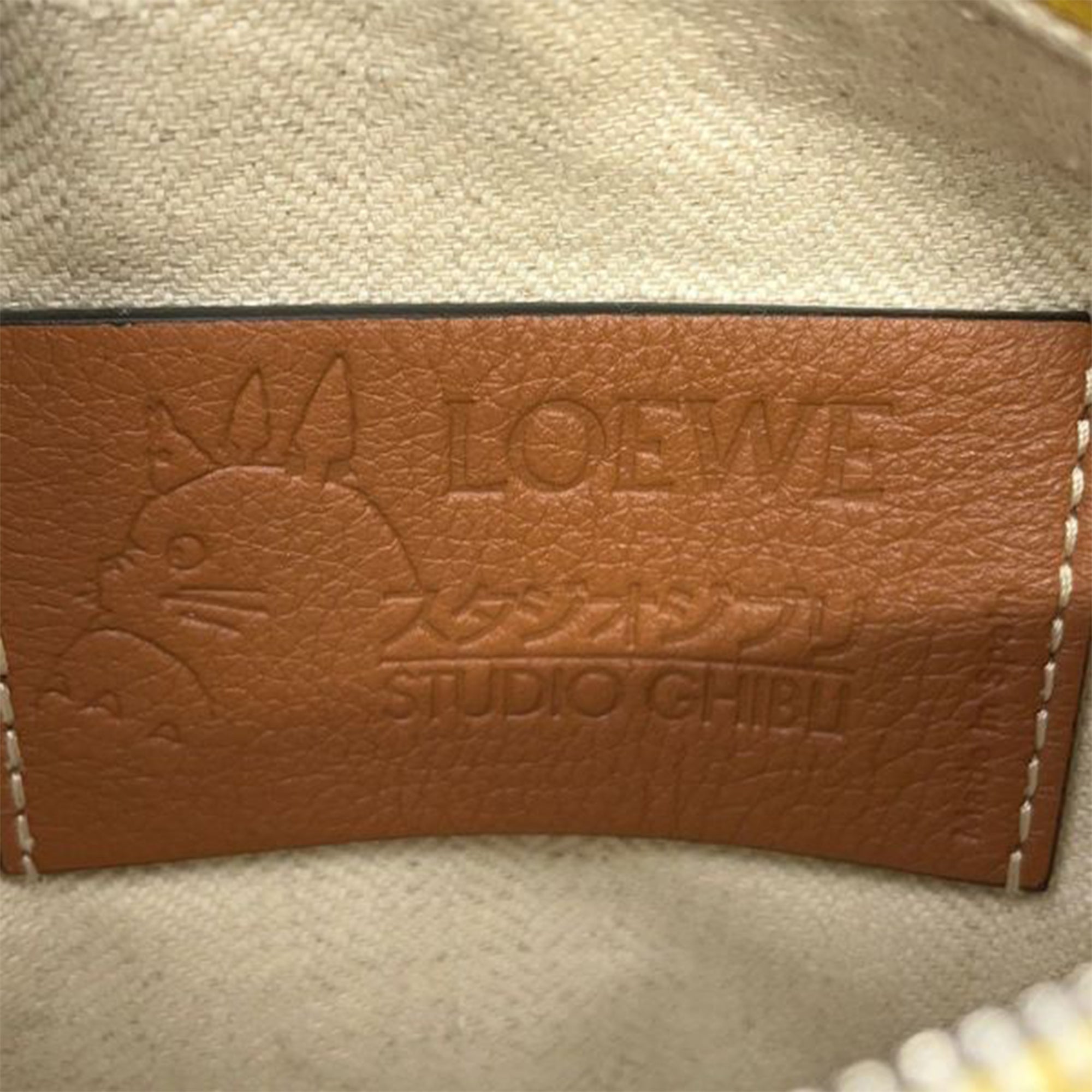 LOEWE Studio Ghibli My Neighbor Totoro Mini Calfskin Puzzle Satchel - image 5