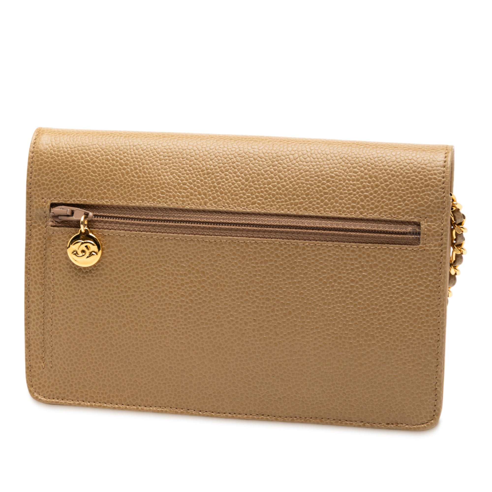 Chanel CC Caviar Wallet On Chain - image 2