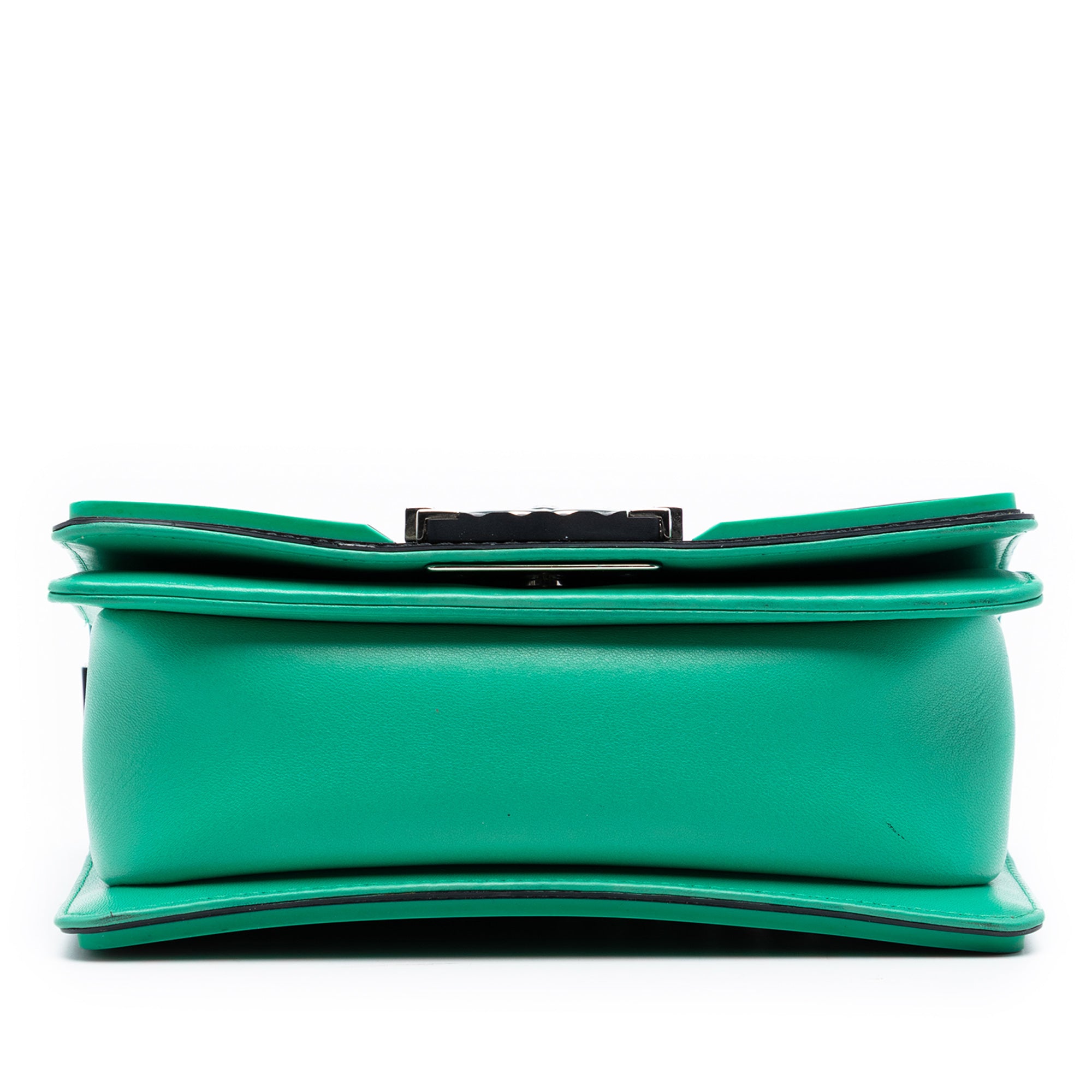 Chanel Small Bicolor Quilted Lambskin and Rubber Boy Flap - image 3