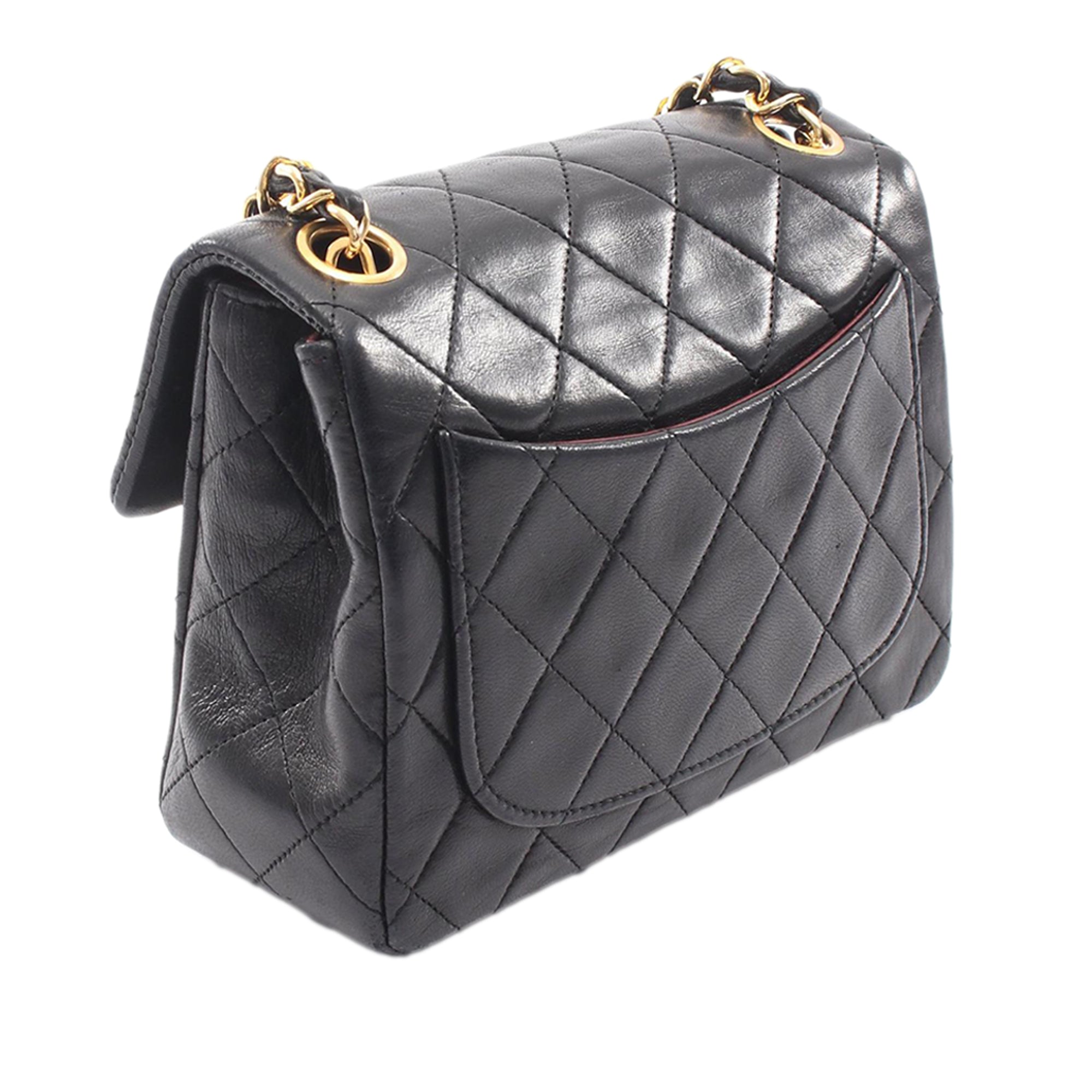 Chanel Mini Square Classic Lambskin Single Flap - image 2