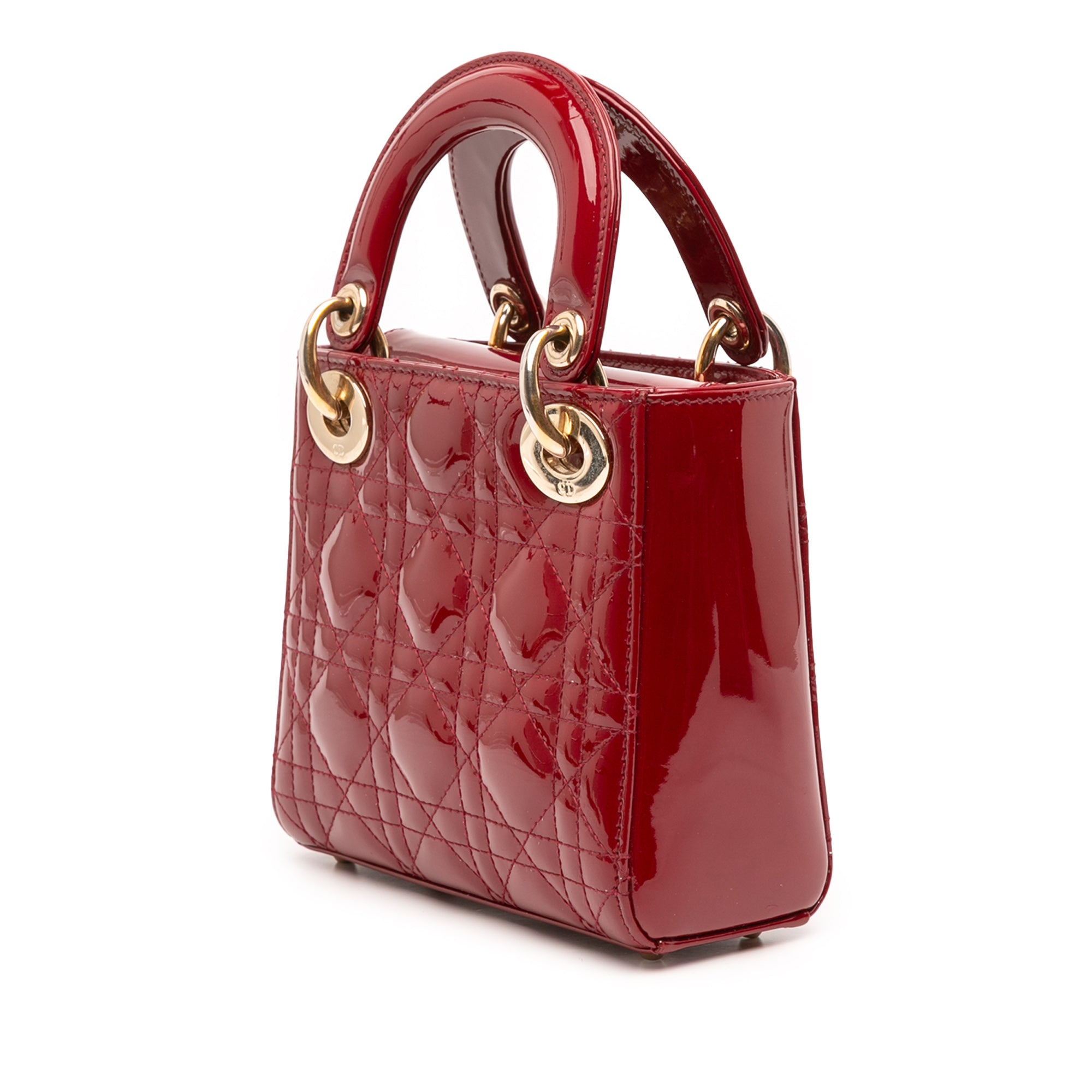Dior Mini Patent Cannage Lady Dior - image 2