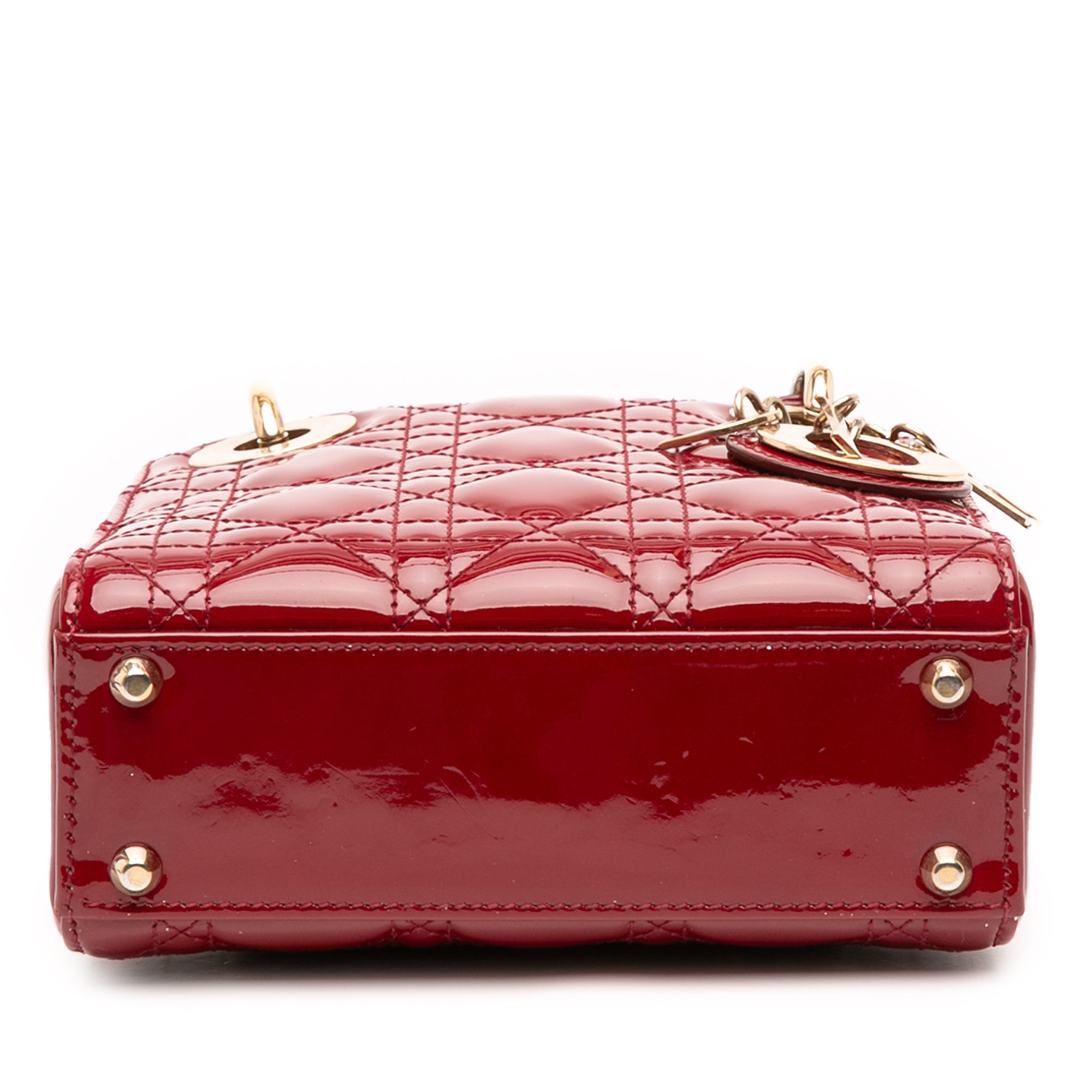 Dior Mini Patent Cannage Lady Dior - image 3