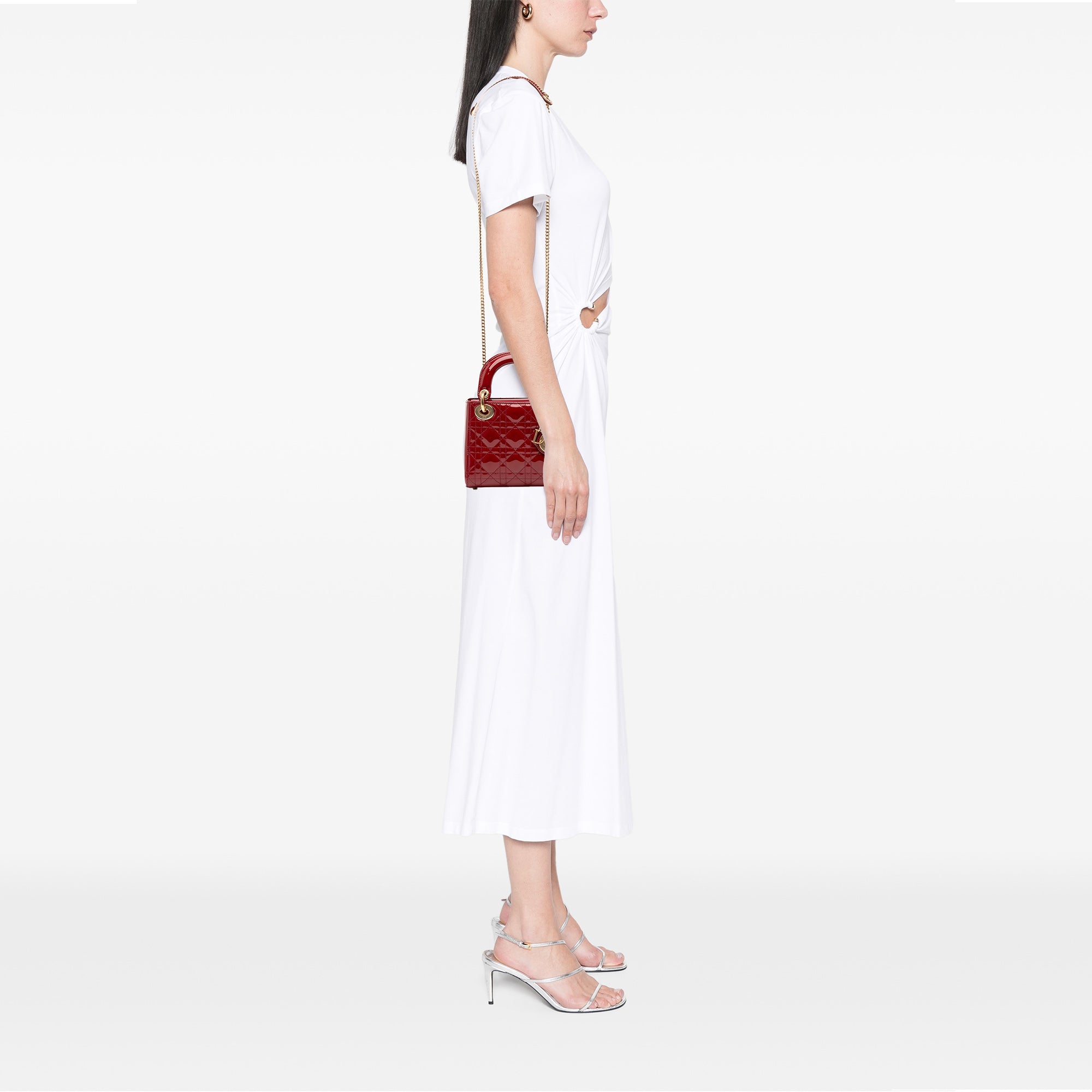Dior Mini Patent Cannage Lady Dior - image 8