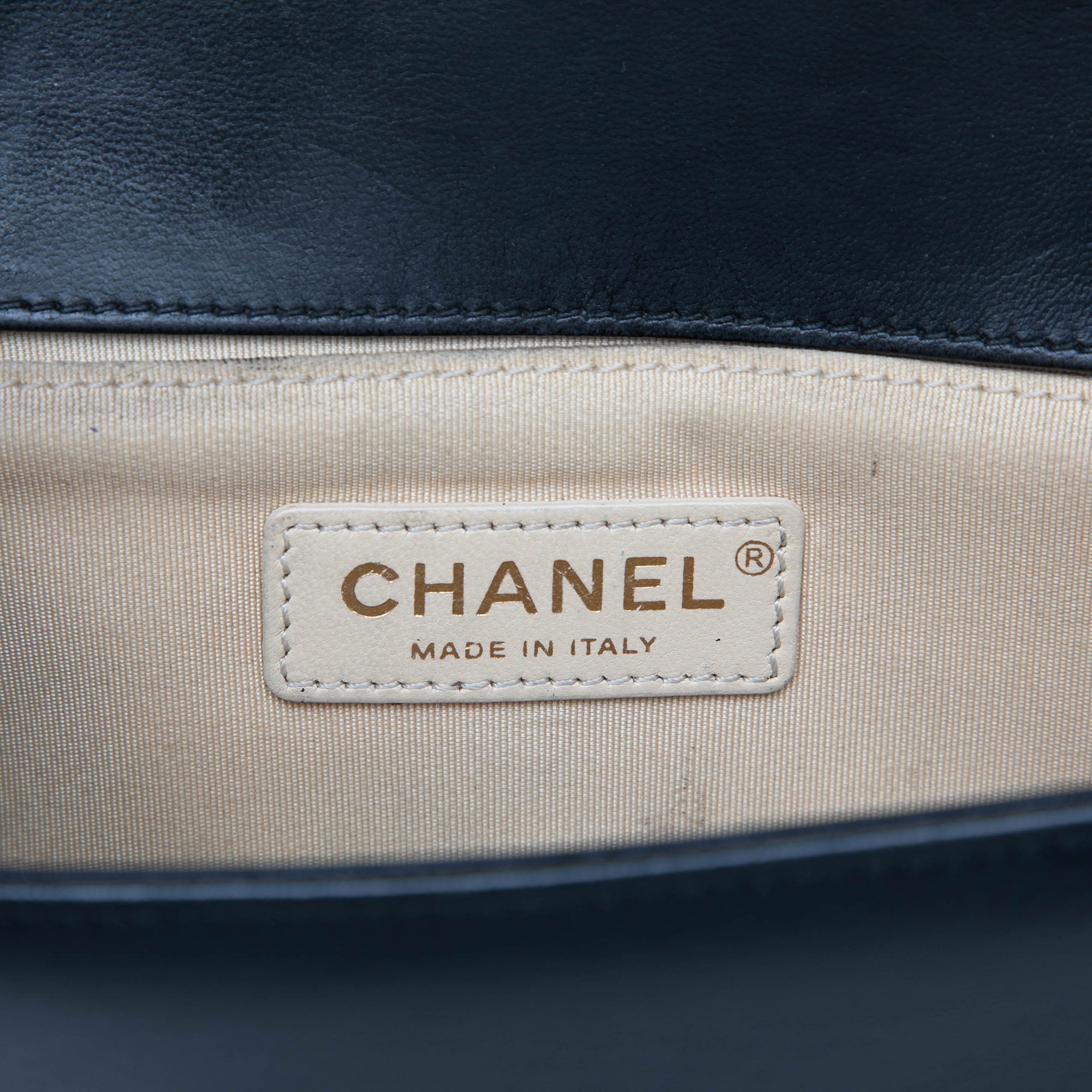 Chanel Small Chevron Lambskin Stitched Boy Flap - image 5