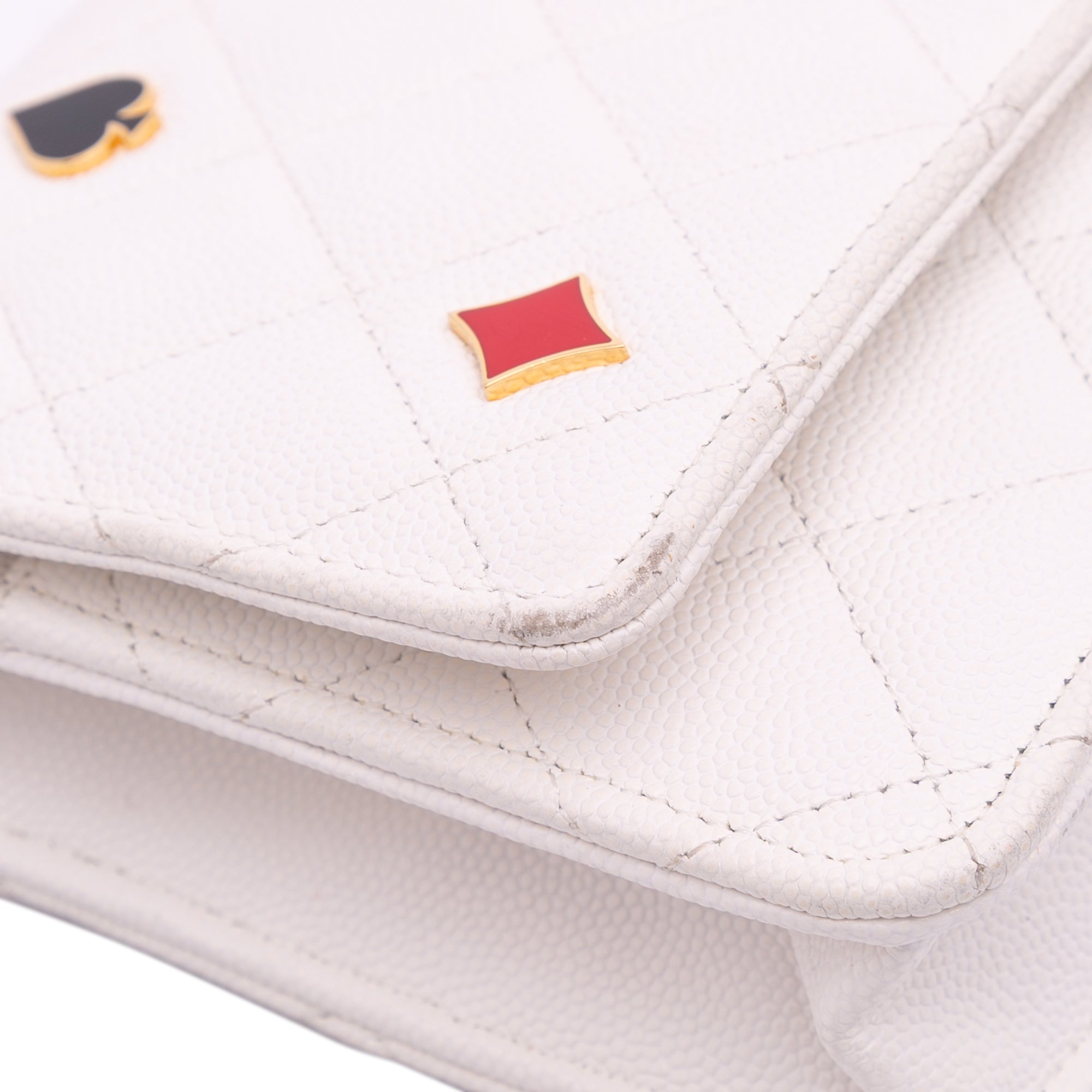 Chanel CC Quilted Caviar Coco Casino Wallet on Chain - image 10