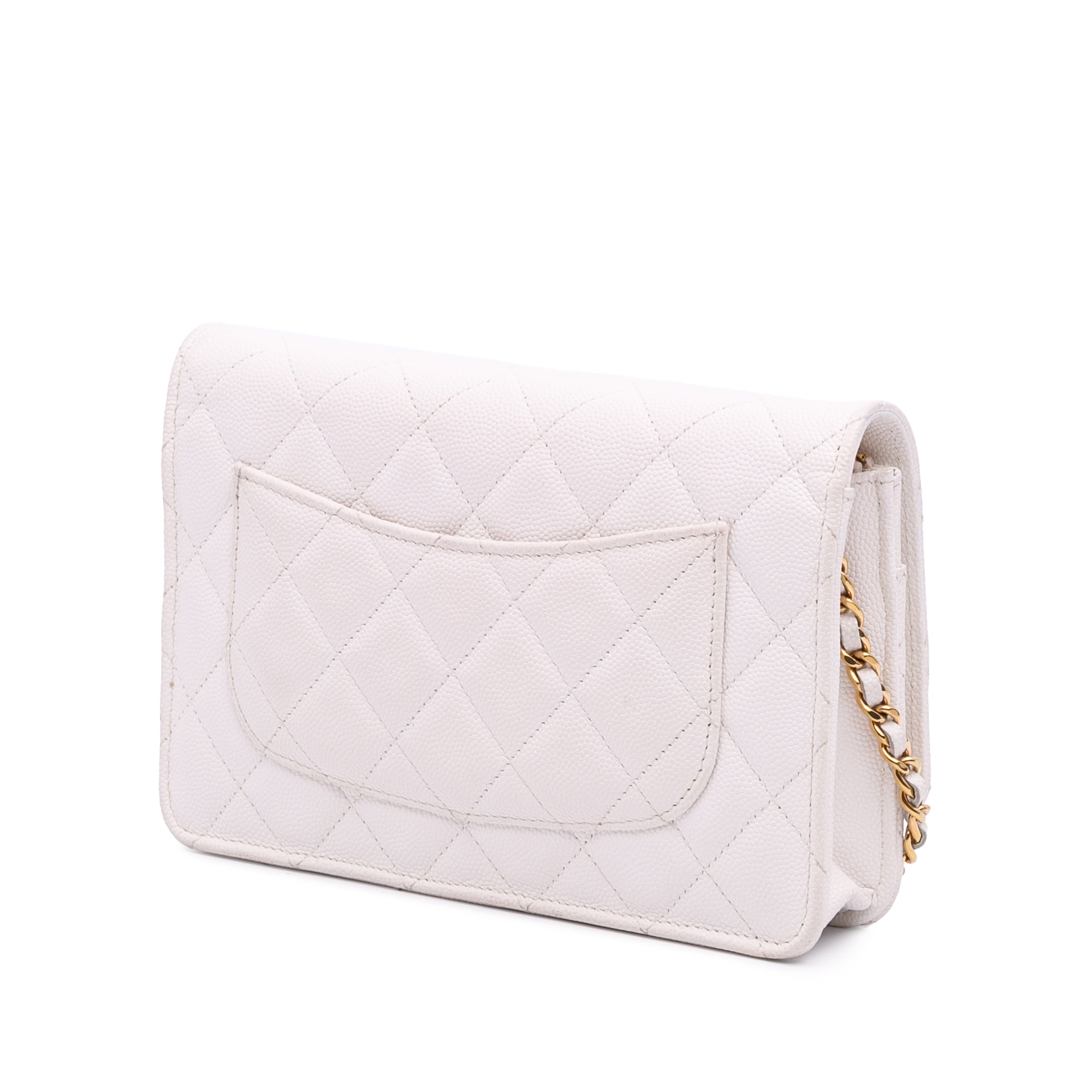 Chanel CC Quilted Caviar Coco Casino Wallet on Chain - image 2