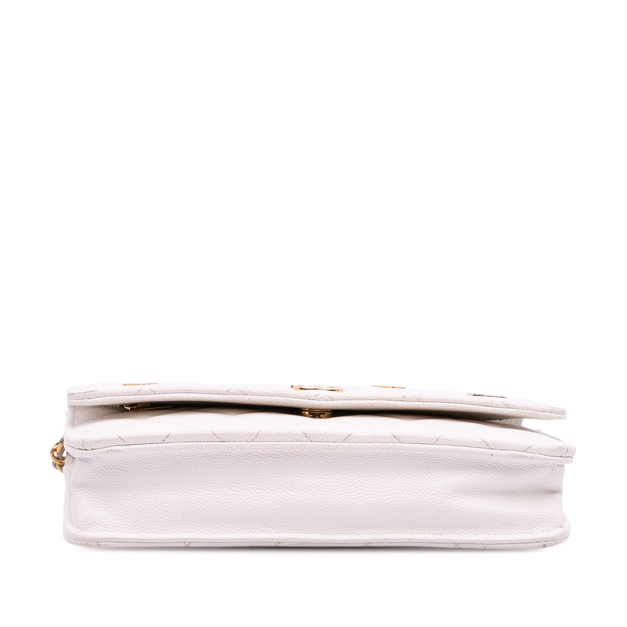 Chanel CC Quilted Caviar Coco Casino Wallet on Chain - image 3