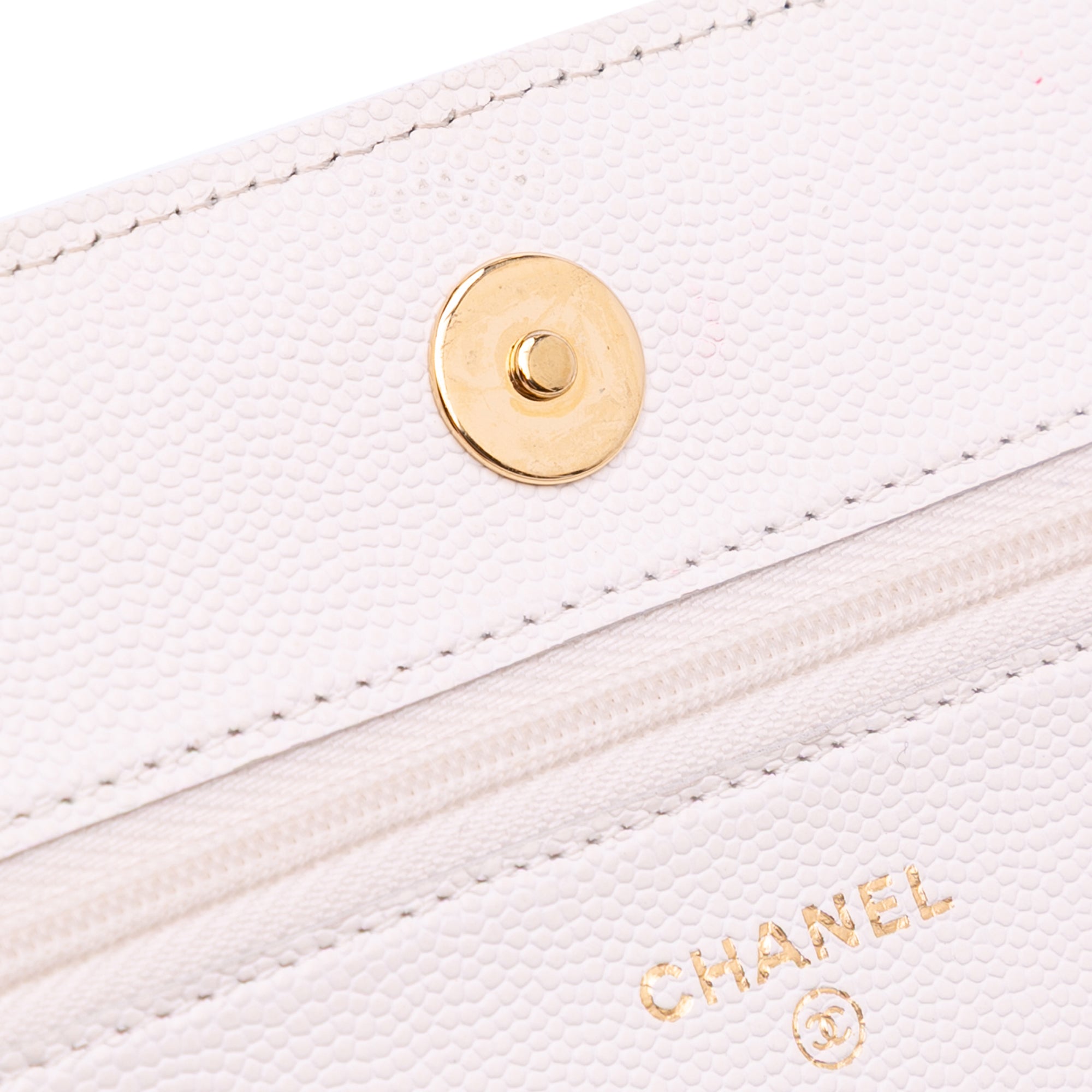 Chanel CC Quilted Caviar Coco Casino Wallet on Chain - image 9