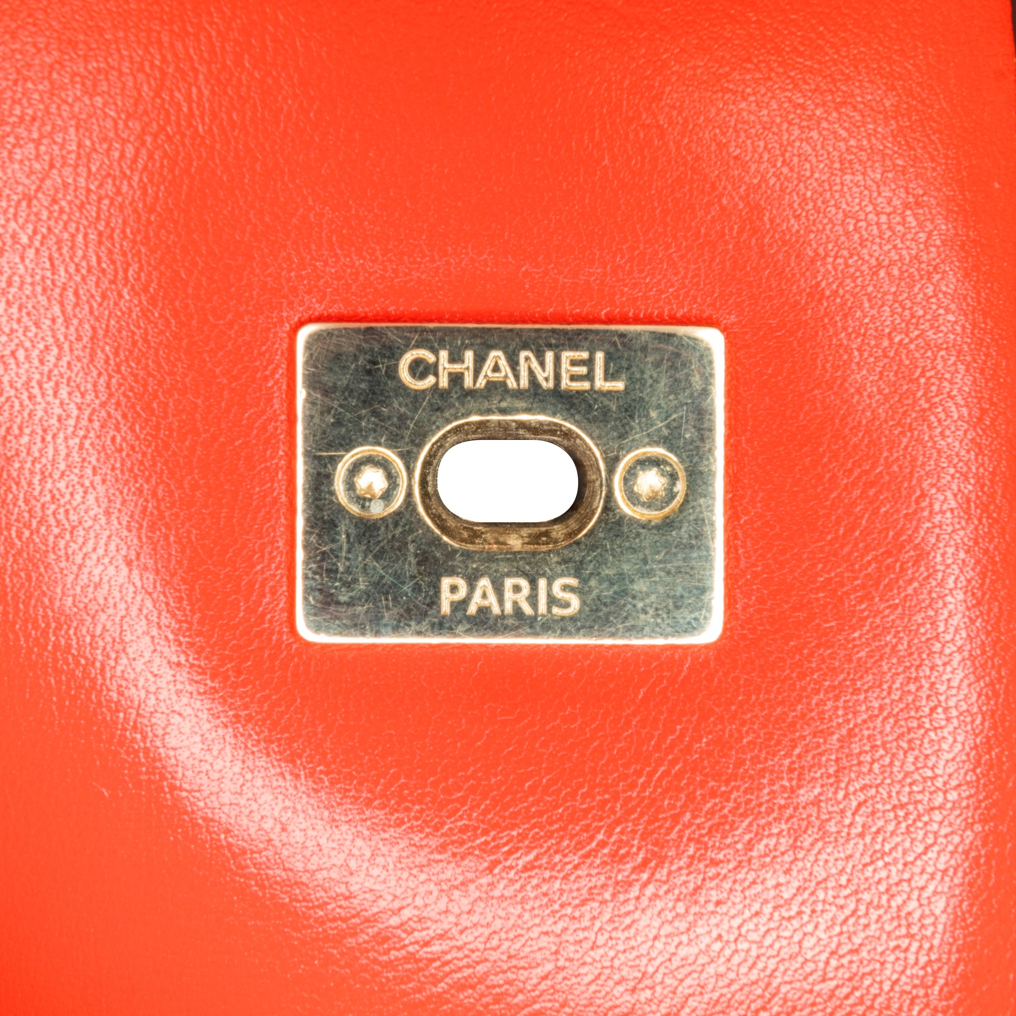 Chanel Quilted Lambskin Knock on Wood Satchel - image 7