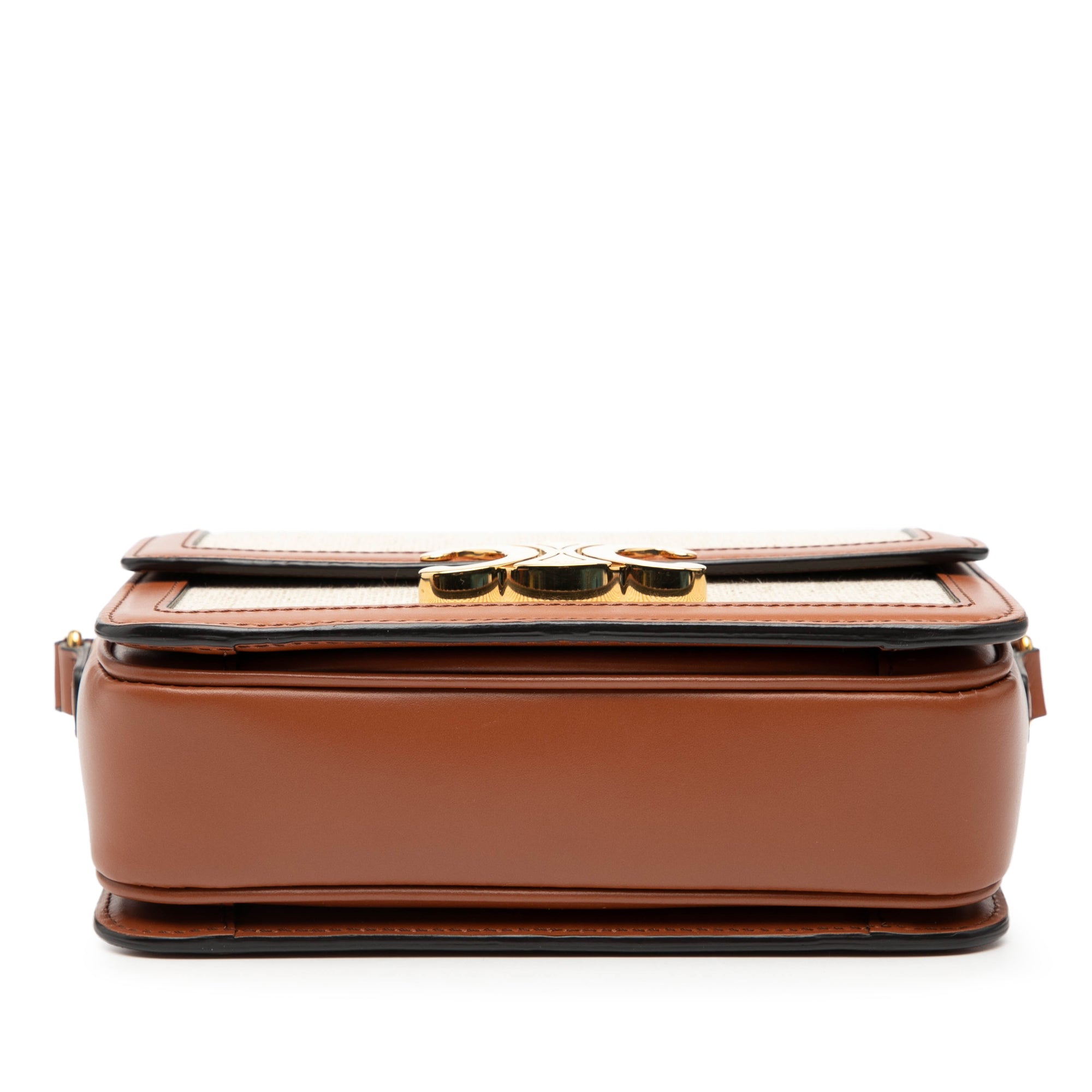 Celine Teen Canvas and Calfskin Triomphe Crossbody - image 3