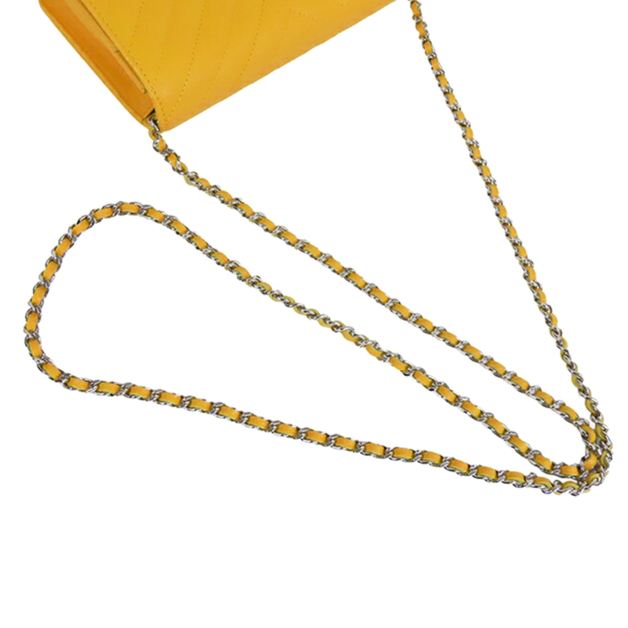 Chanel CC Chevron Caviar Wallet On Chain - image 15