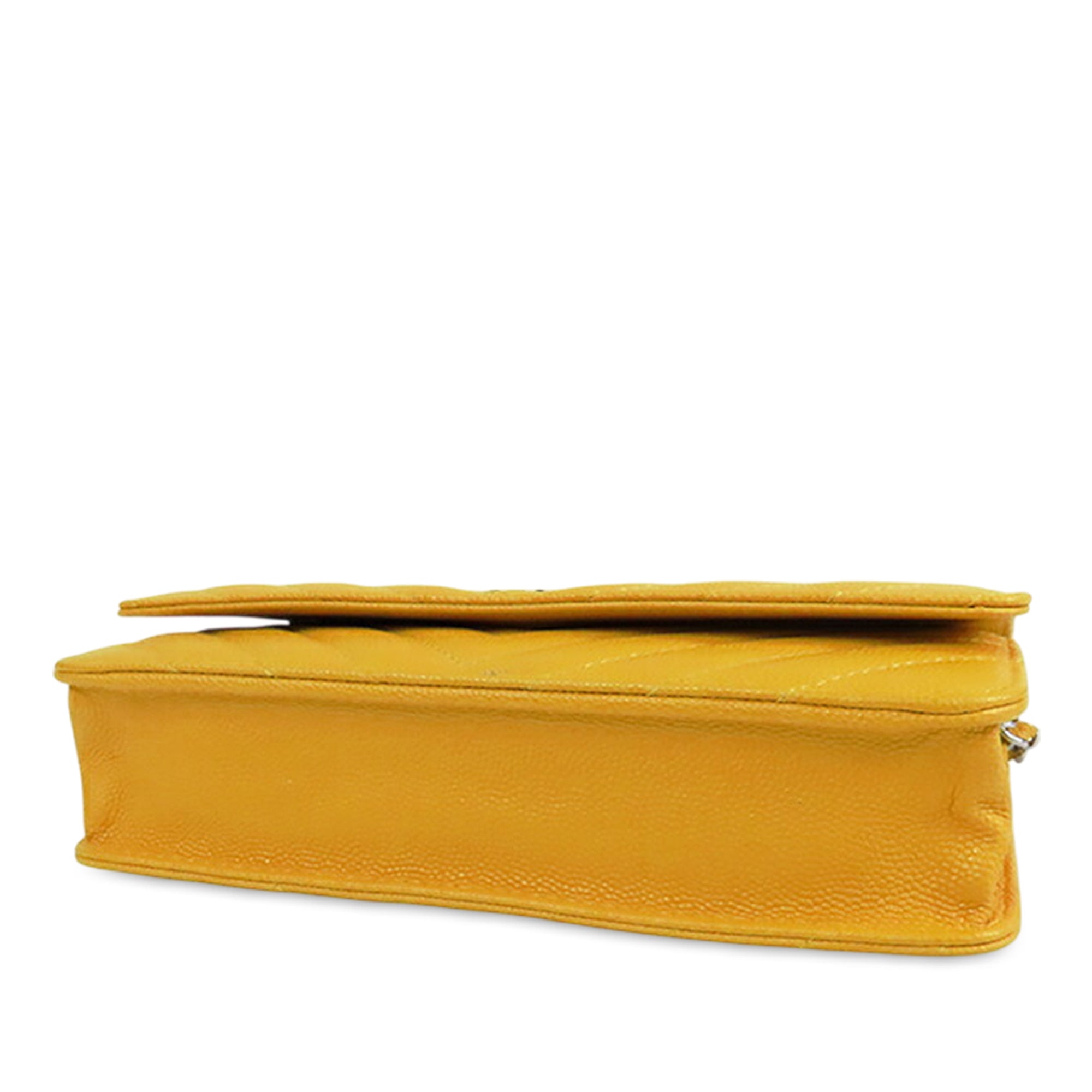 Chanel CC Chevron Caviar Wallet On Chain - image 3