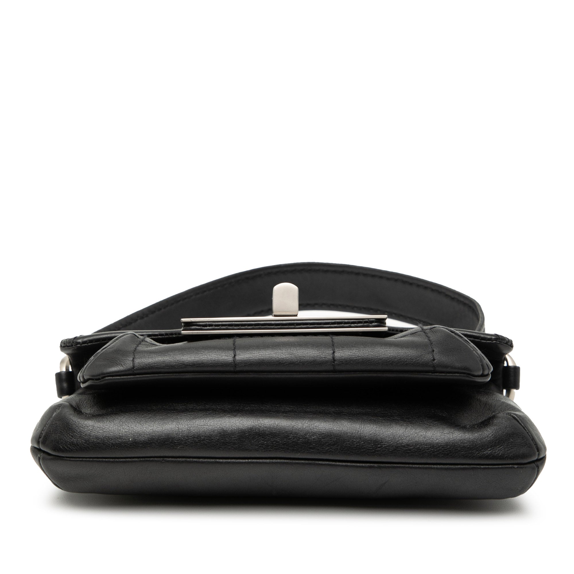 Chanel Calfskin Square Stitched Mademoiselle Shoulder Bag - image 3