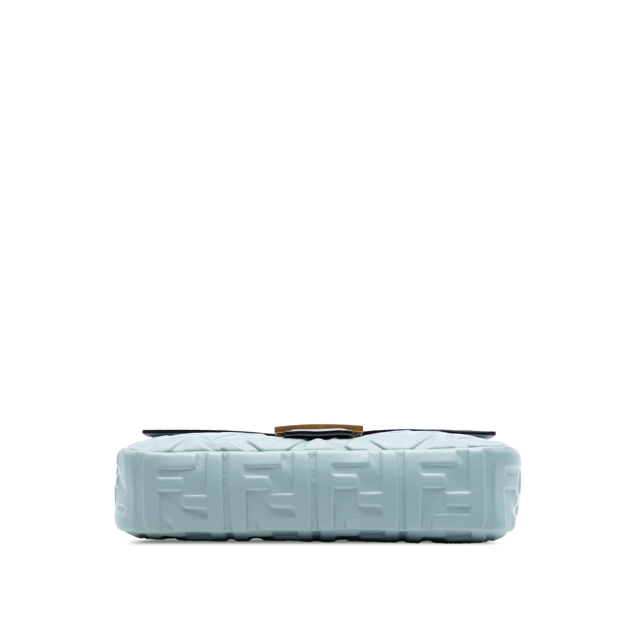 Fendi Zucca Embossed Leather Baguette Satchel - image 3