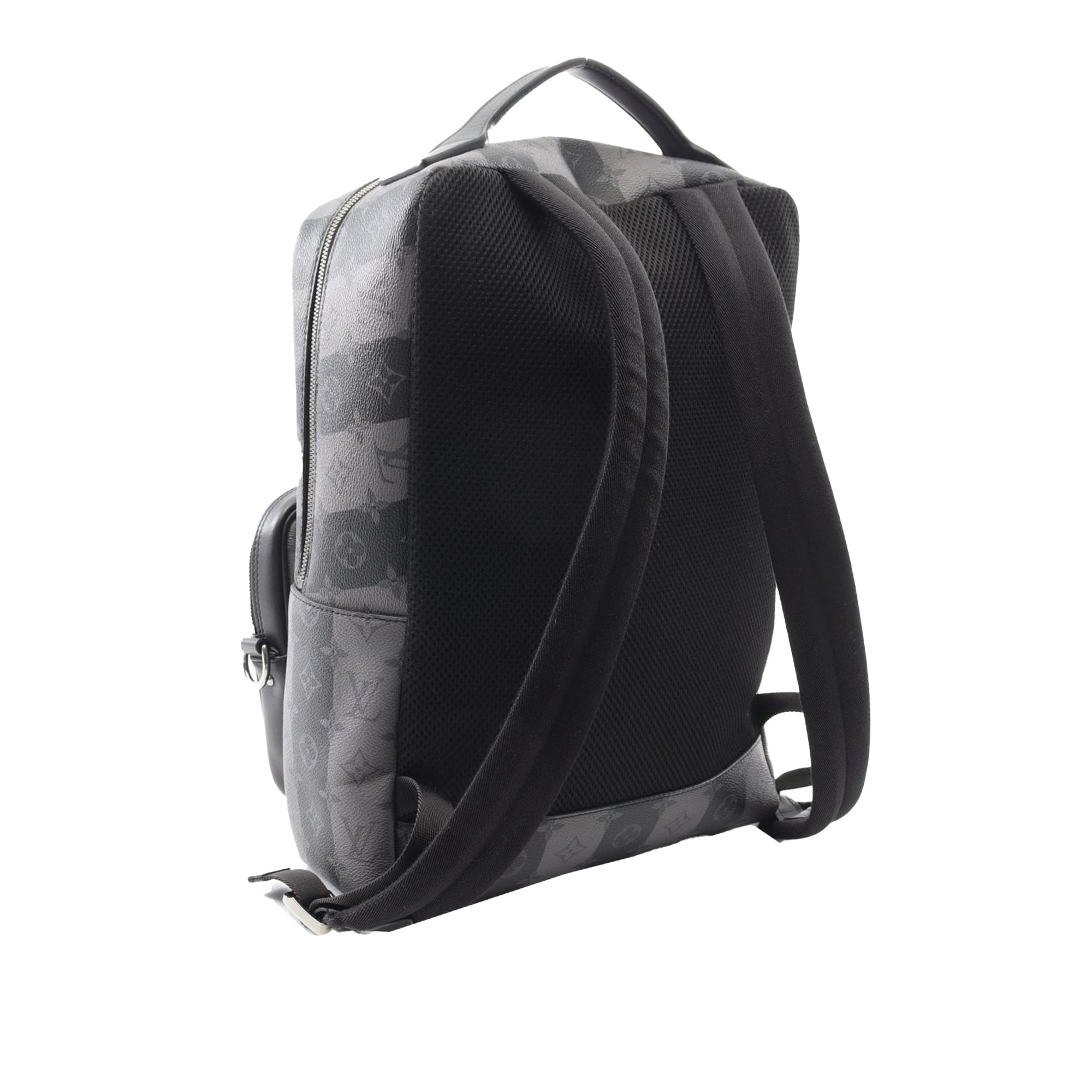 Louis Vuitton Nigo Monogram Eclipse Stripes Heart Modular Utilitary Backpack - image 2