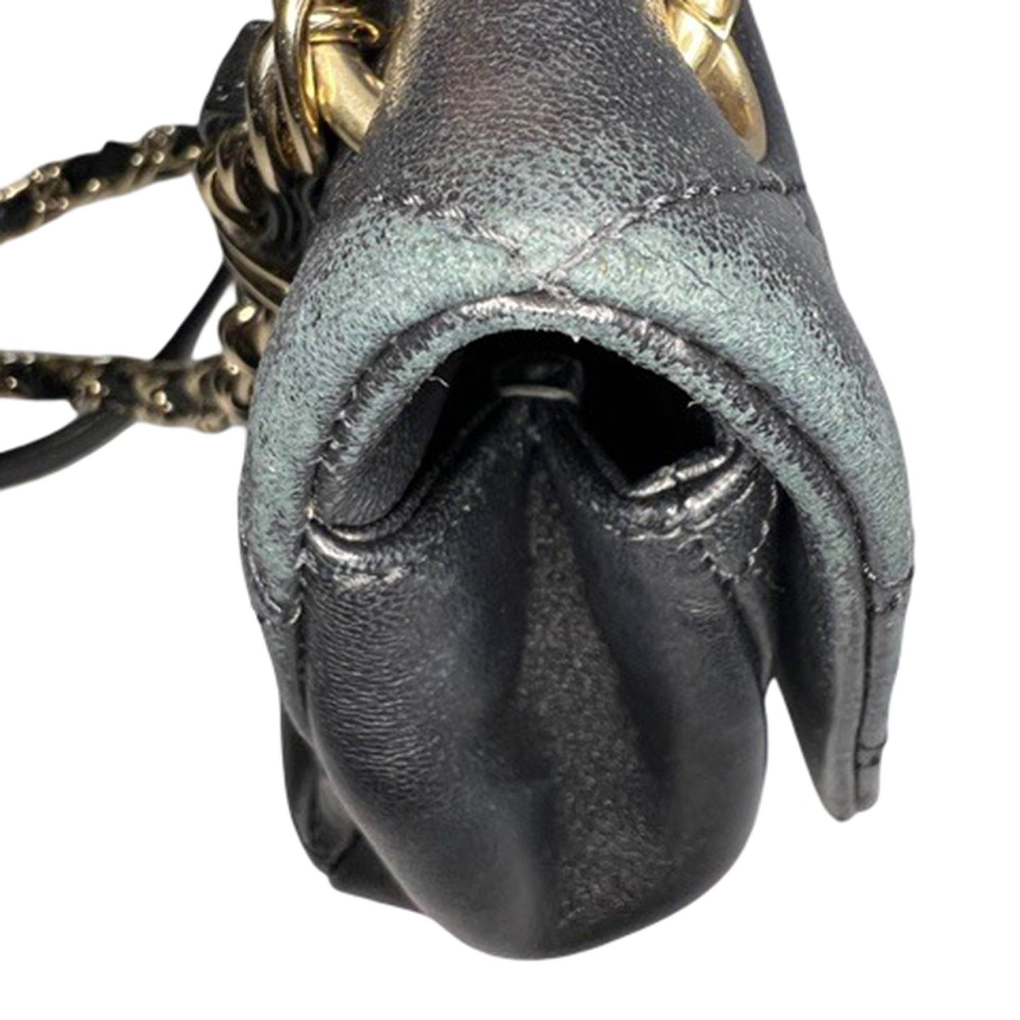 Chanel Large Lambskin Twist Chain Enamel CC Flap - image 12