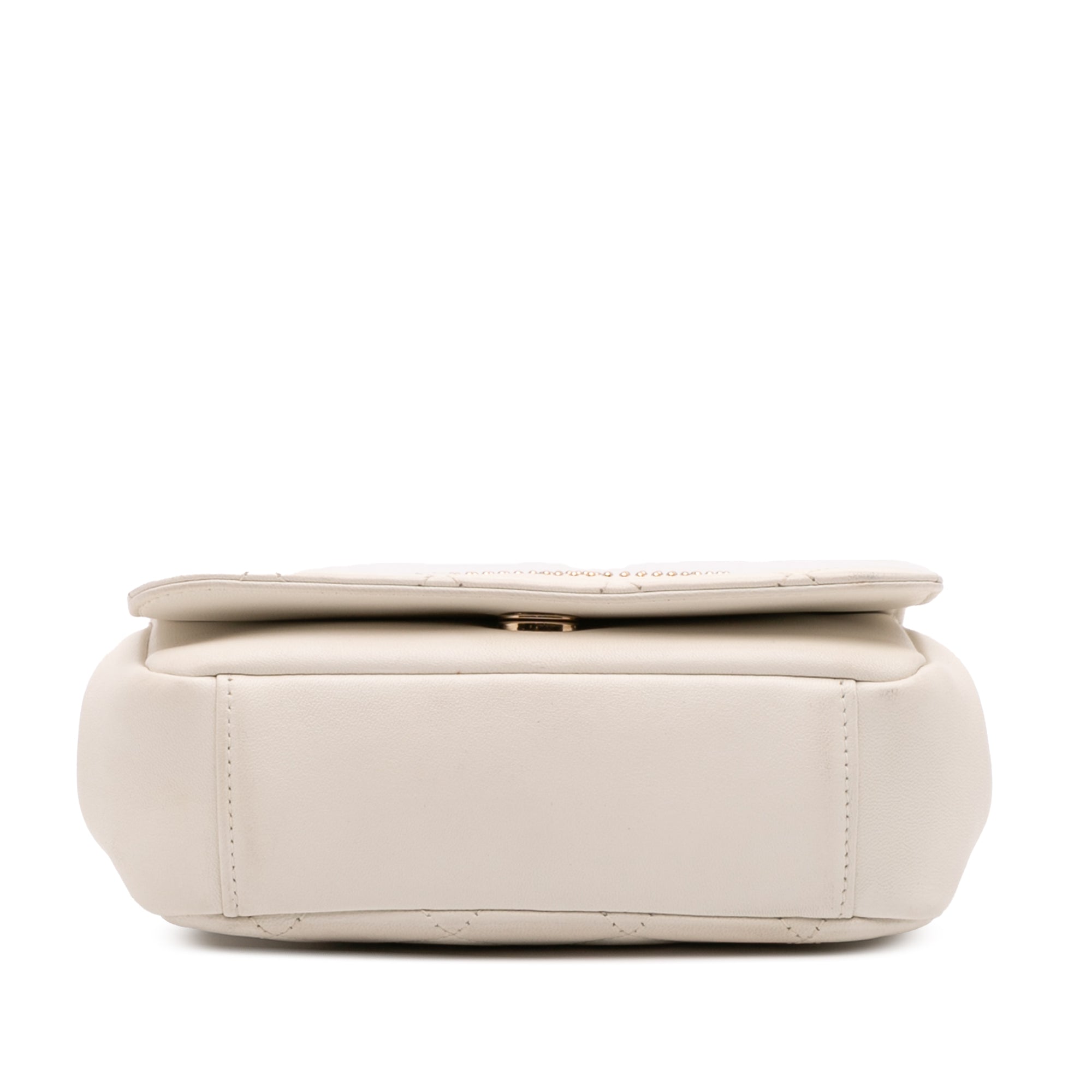 Chanel Quilted Lambskin Studded Beauty Begins Flap - image 3