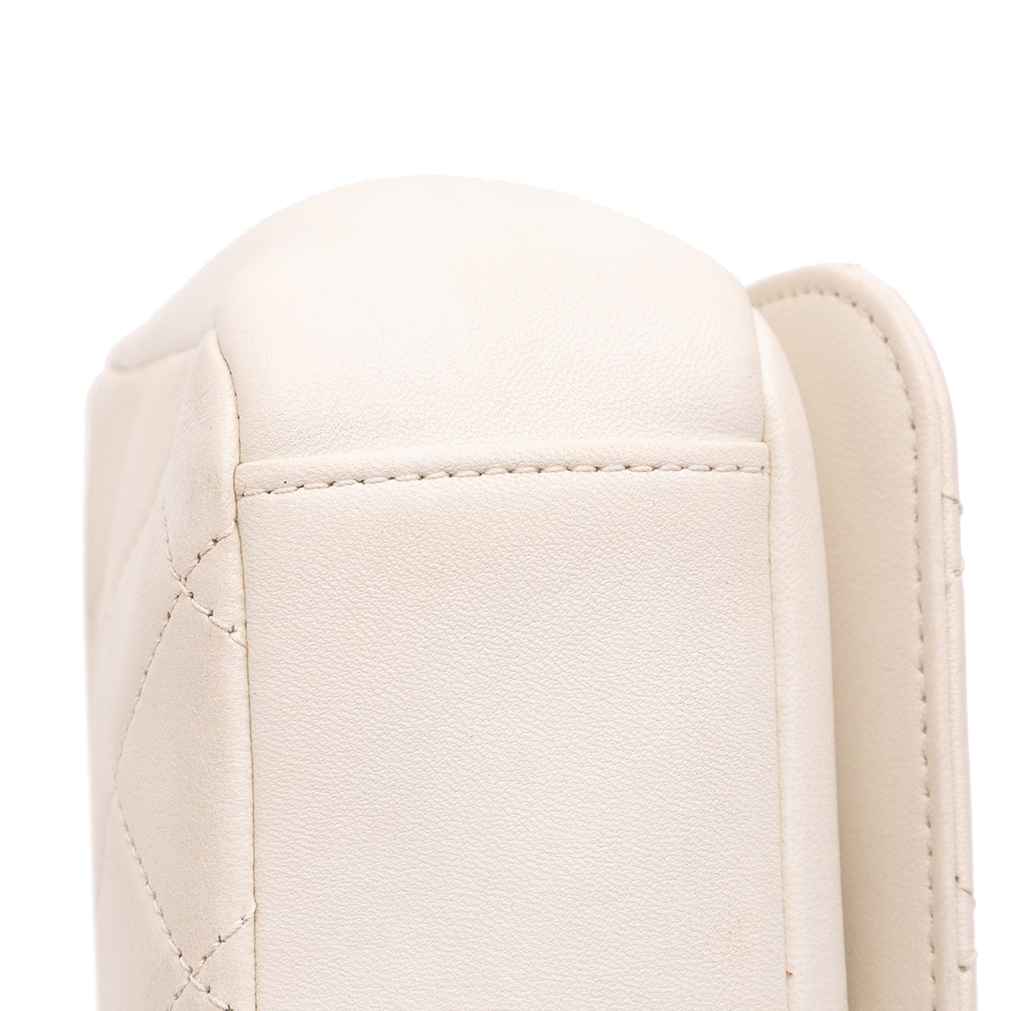 Chanel Quilted Lambskin Studded Beauty Begins Flap - image 8