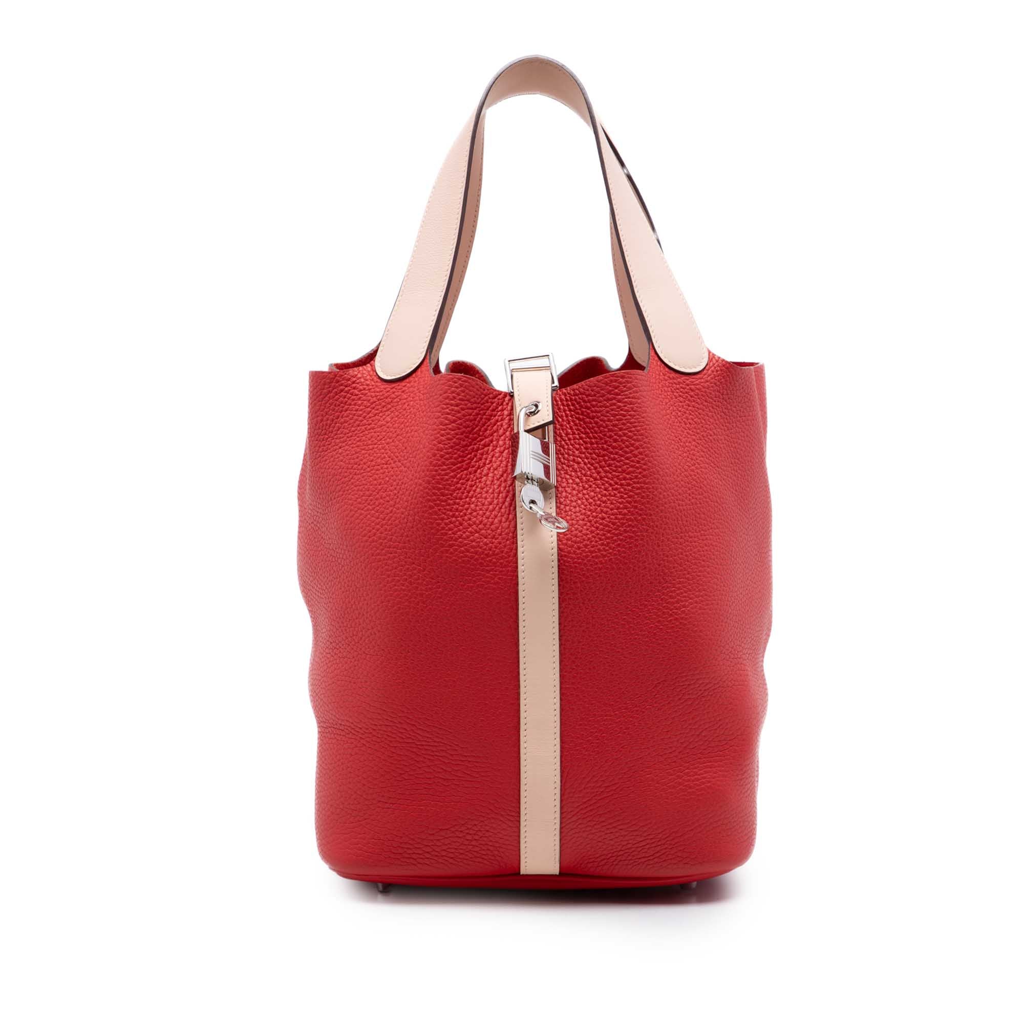 Hermès Bicolor Clemence and Swift Picotin Lock 26 - image 1