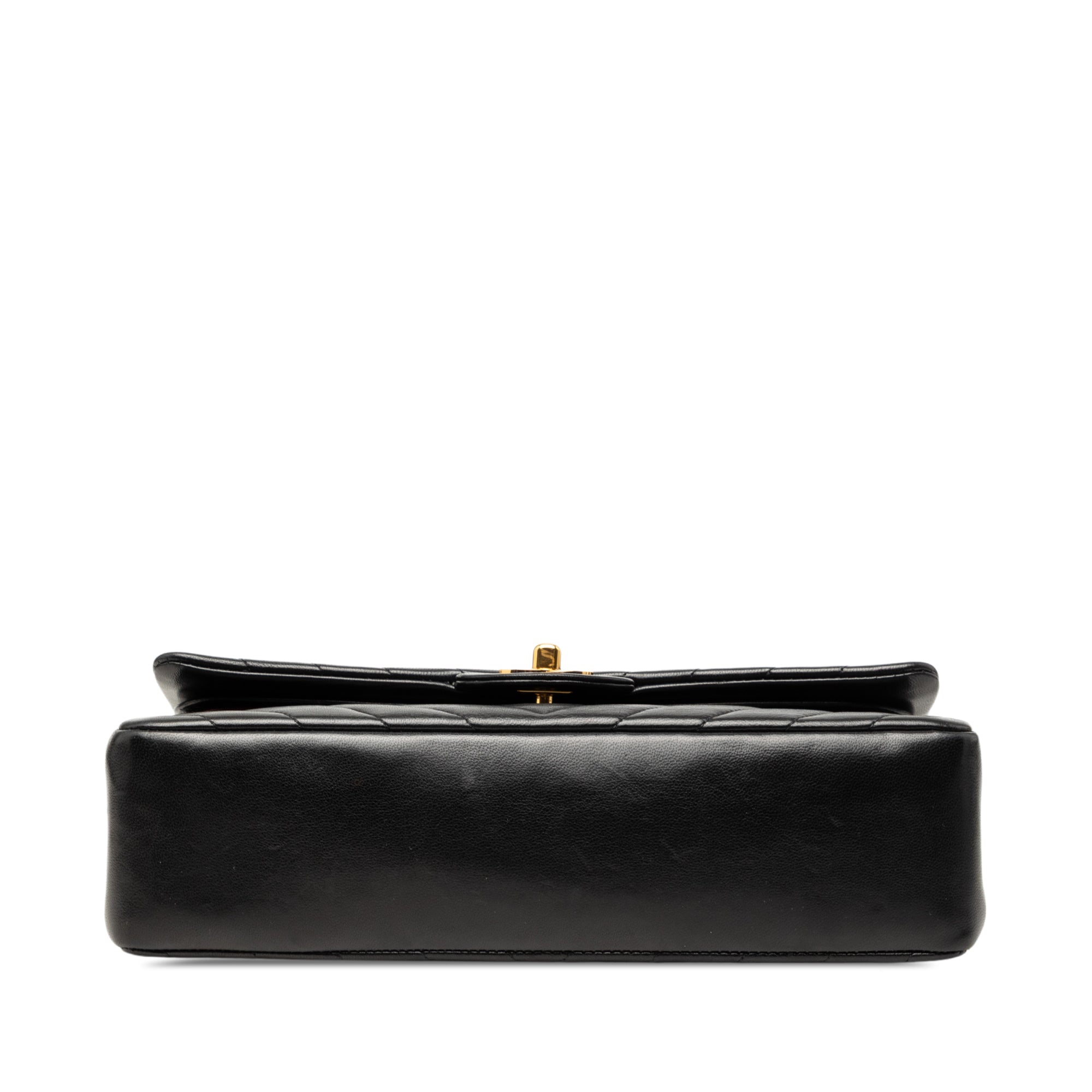 Chanel Medium Classic Chevron Crumpled Calfskin Double Flap - image 3