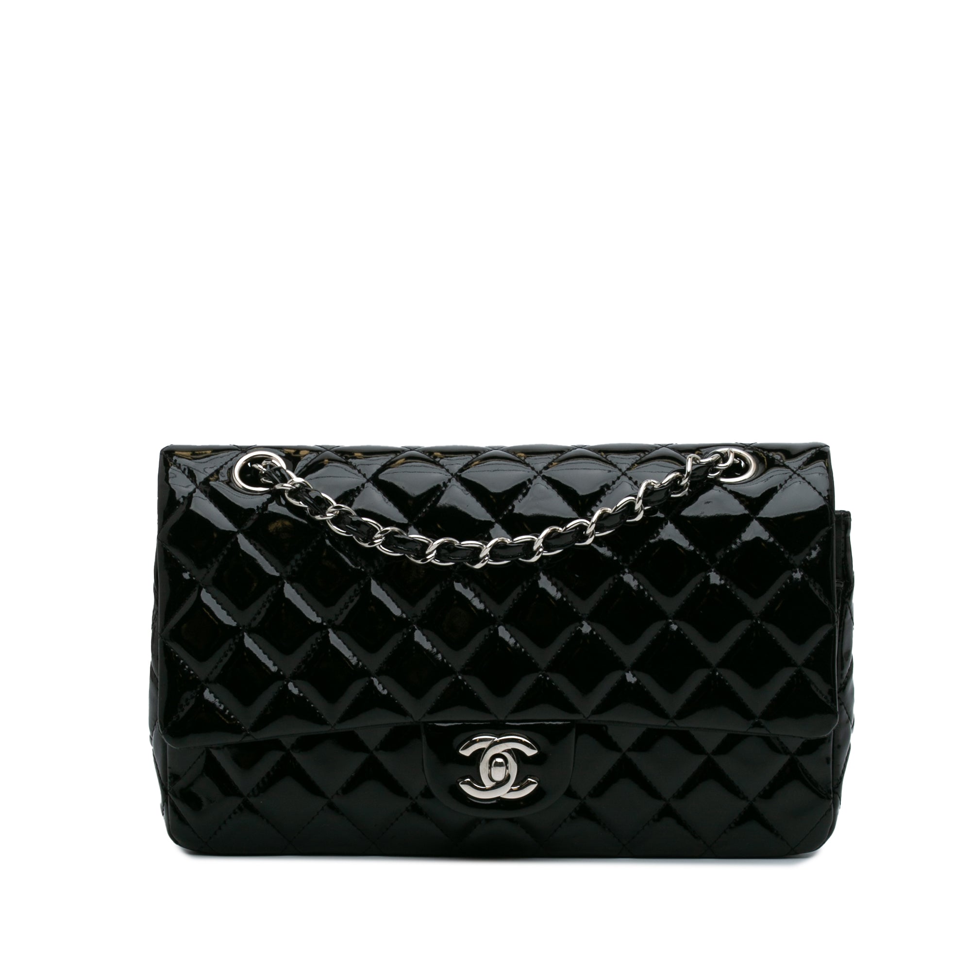 Chanel Medium Classic Patent Double Flap - image 1