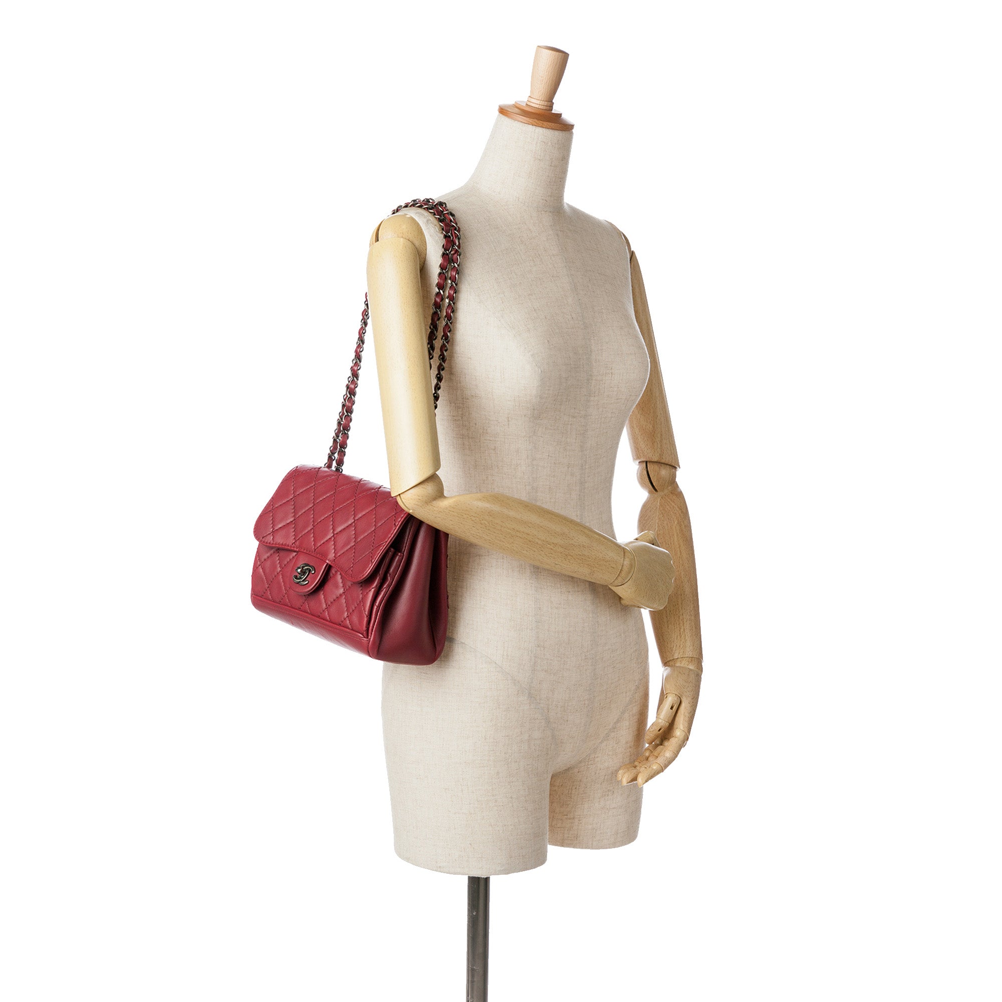 Chanel CC Quilted Lambskin Single Flap - image 12