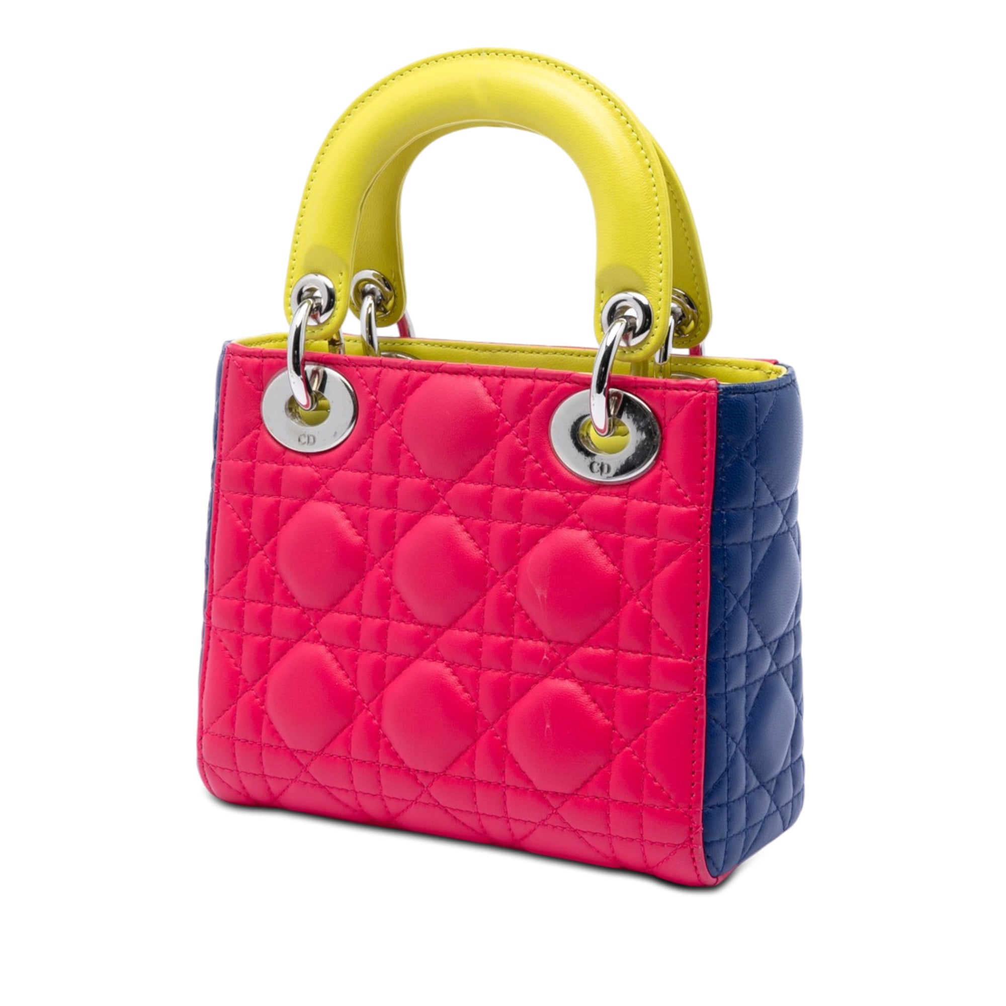 Dior Mini Tricolor Lambskin Cannage Lady Dior - image 2
