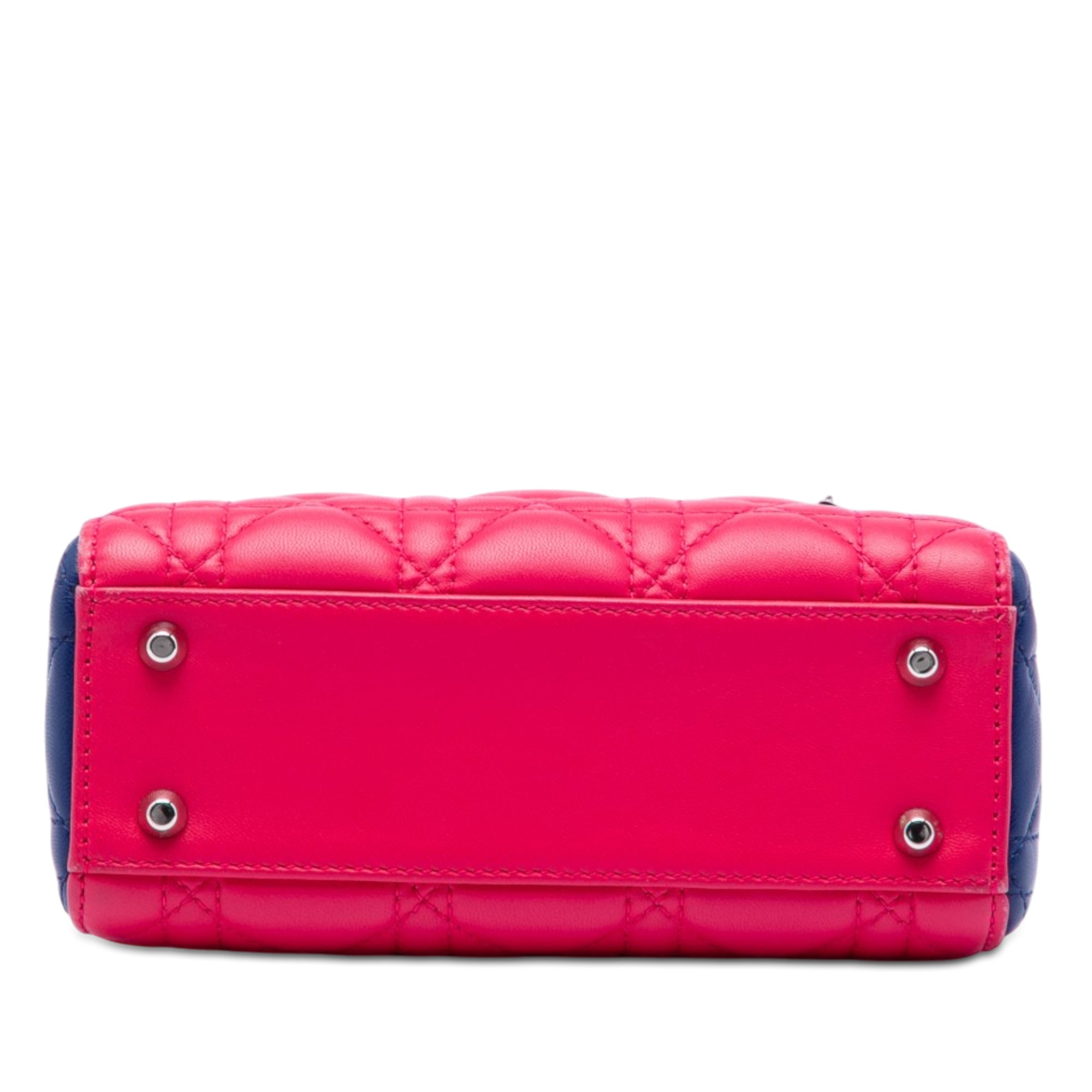 Dior Mini Tricolor Lambskin Cannage Lady Dior - image 3