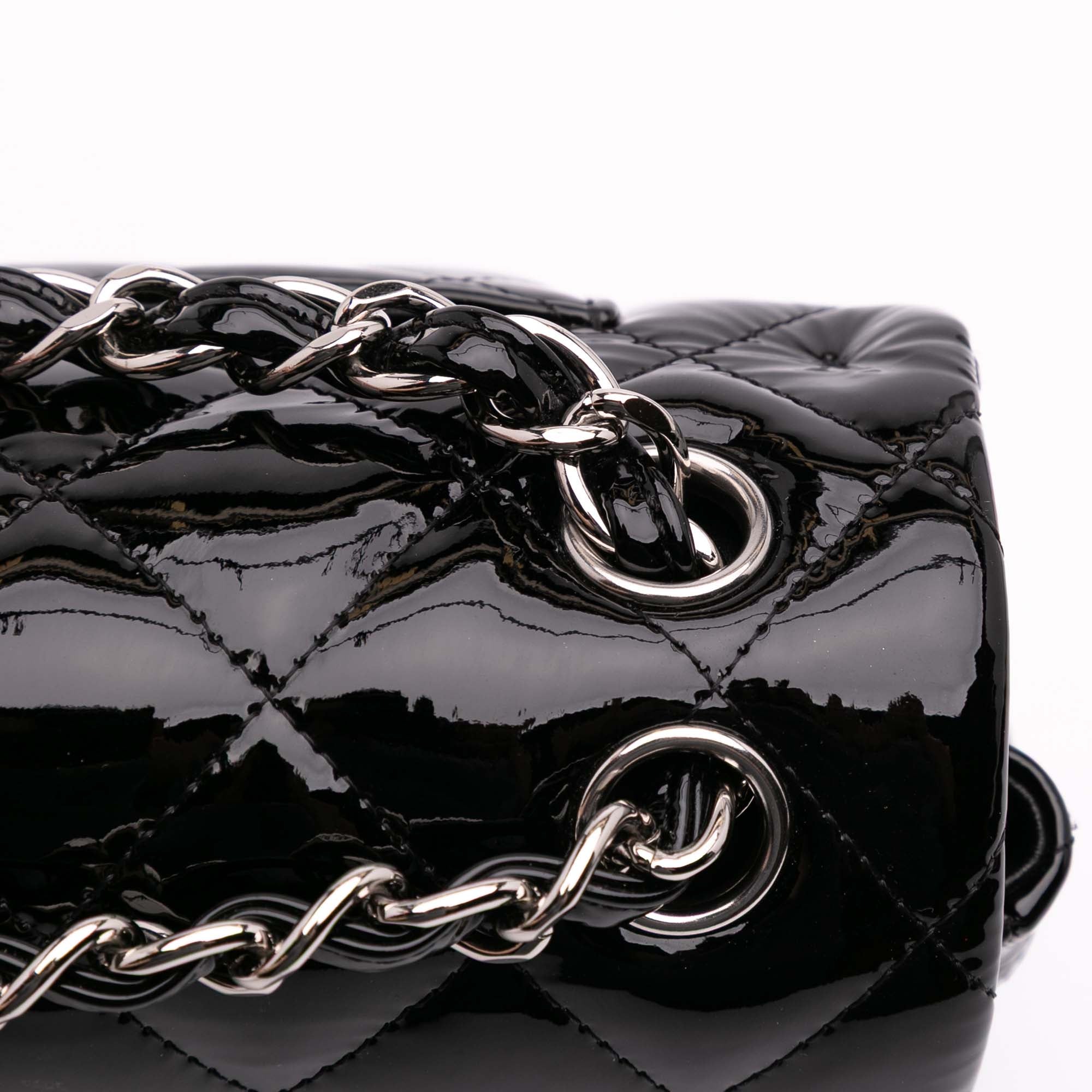 Chanel Jumbo Classic Patent Double Flap - image 10
