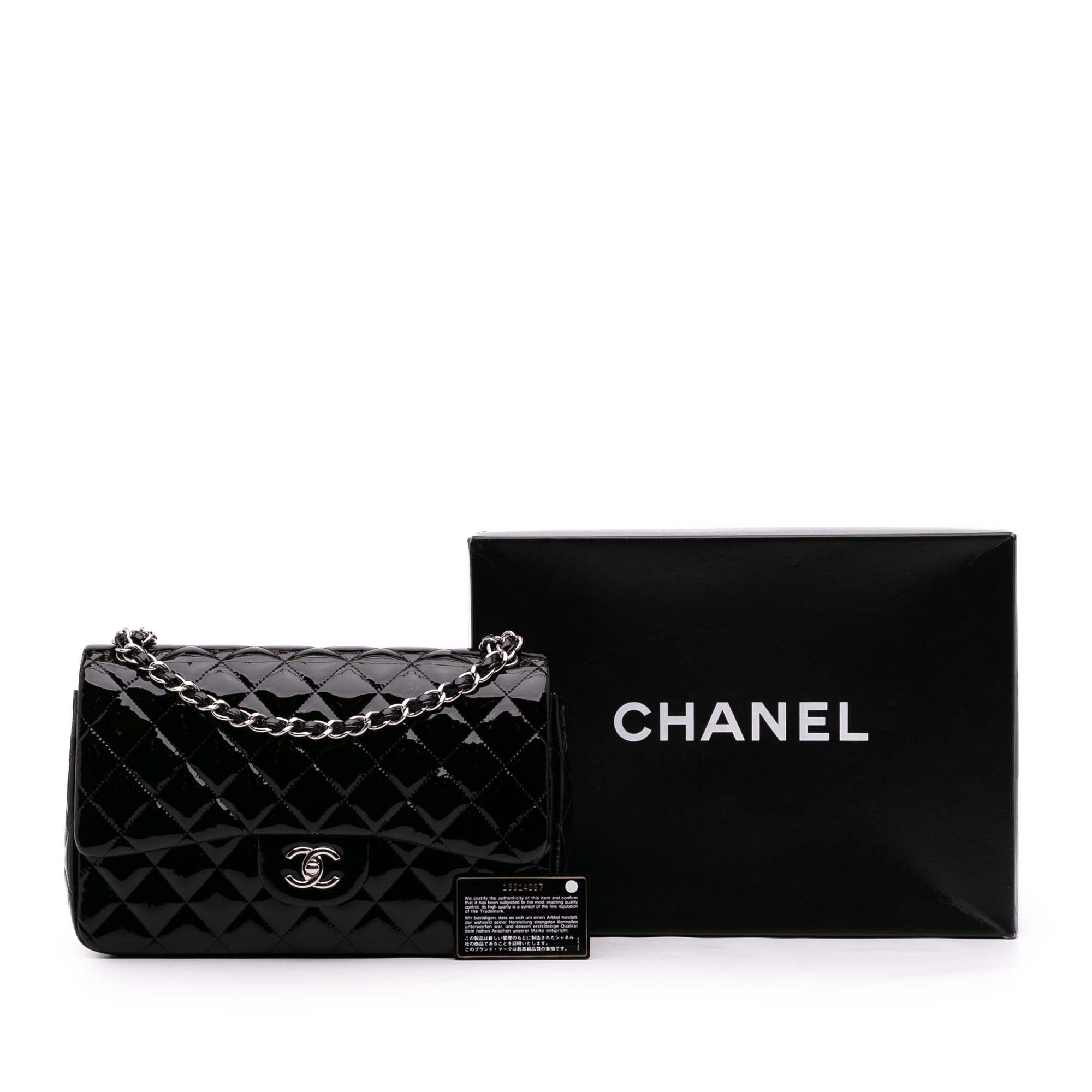 Chanel Jumbo Classic Patent Double Flap - image 13