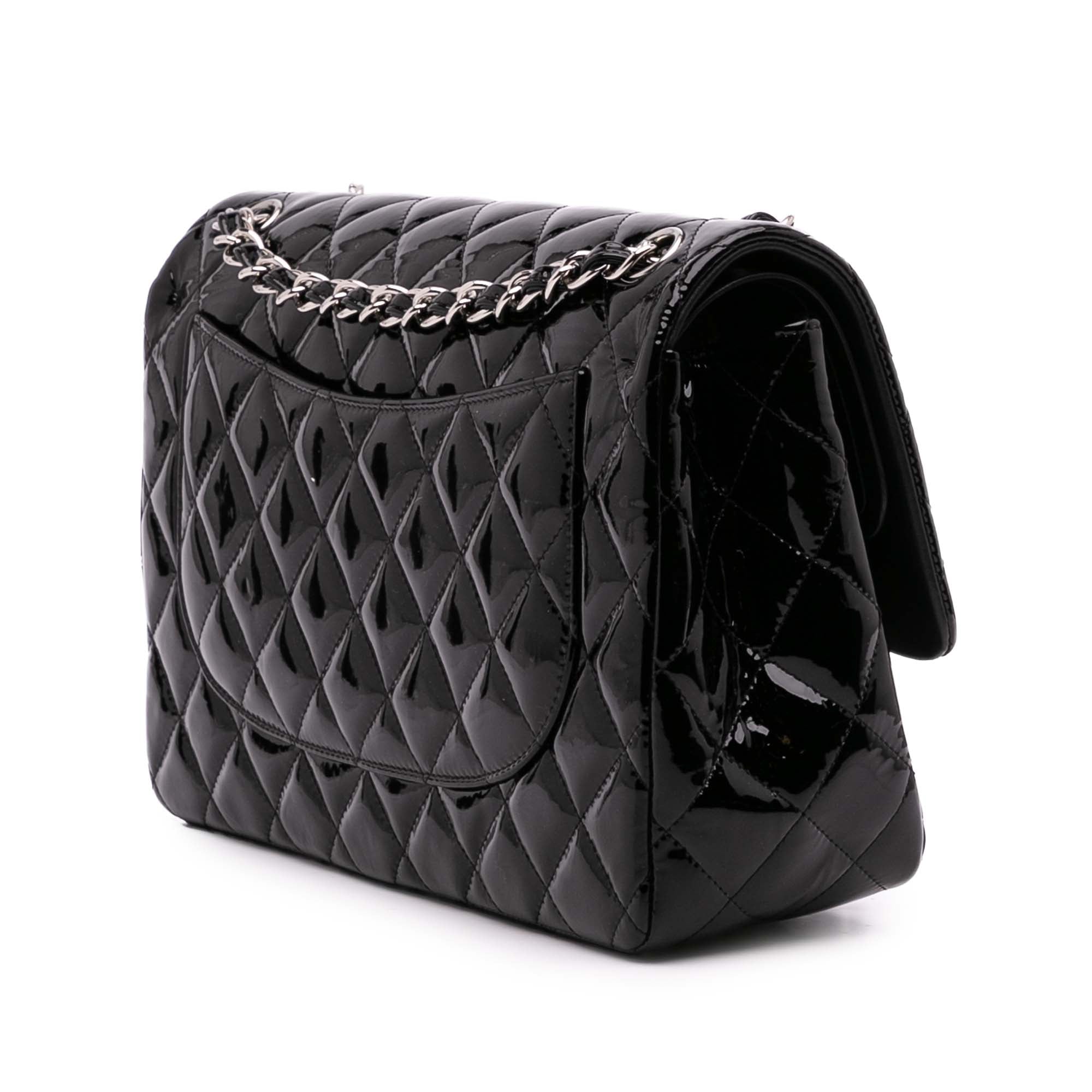 Chanel Jumbo Classic Patent Double Flap - image 2