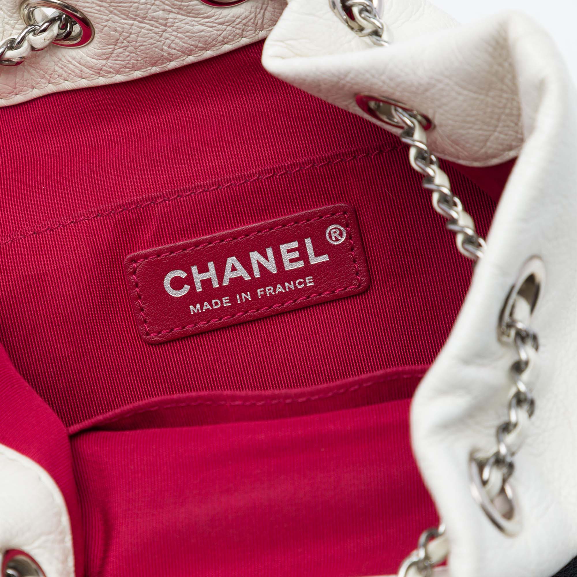 Chanel Small Bicolor Quilted Calfskin Gabrielle Bucket Bag - image 5