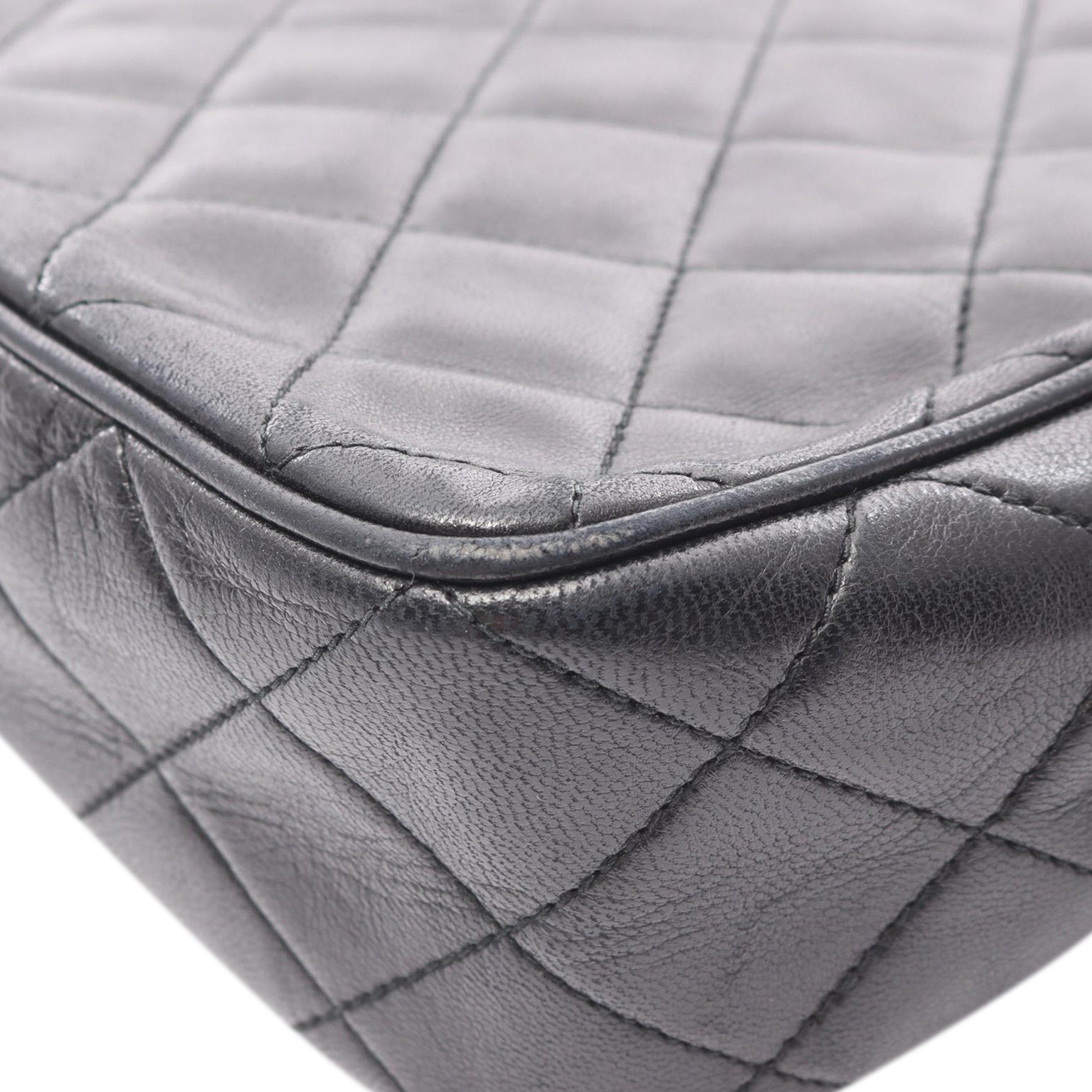 Chanel Medium CC Quilted Lambskin Tassel Camera Bag - image 11