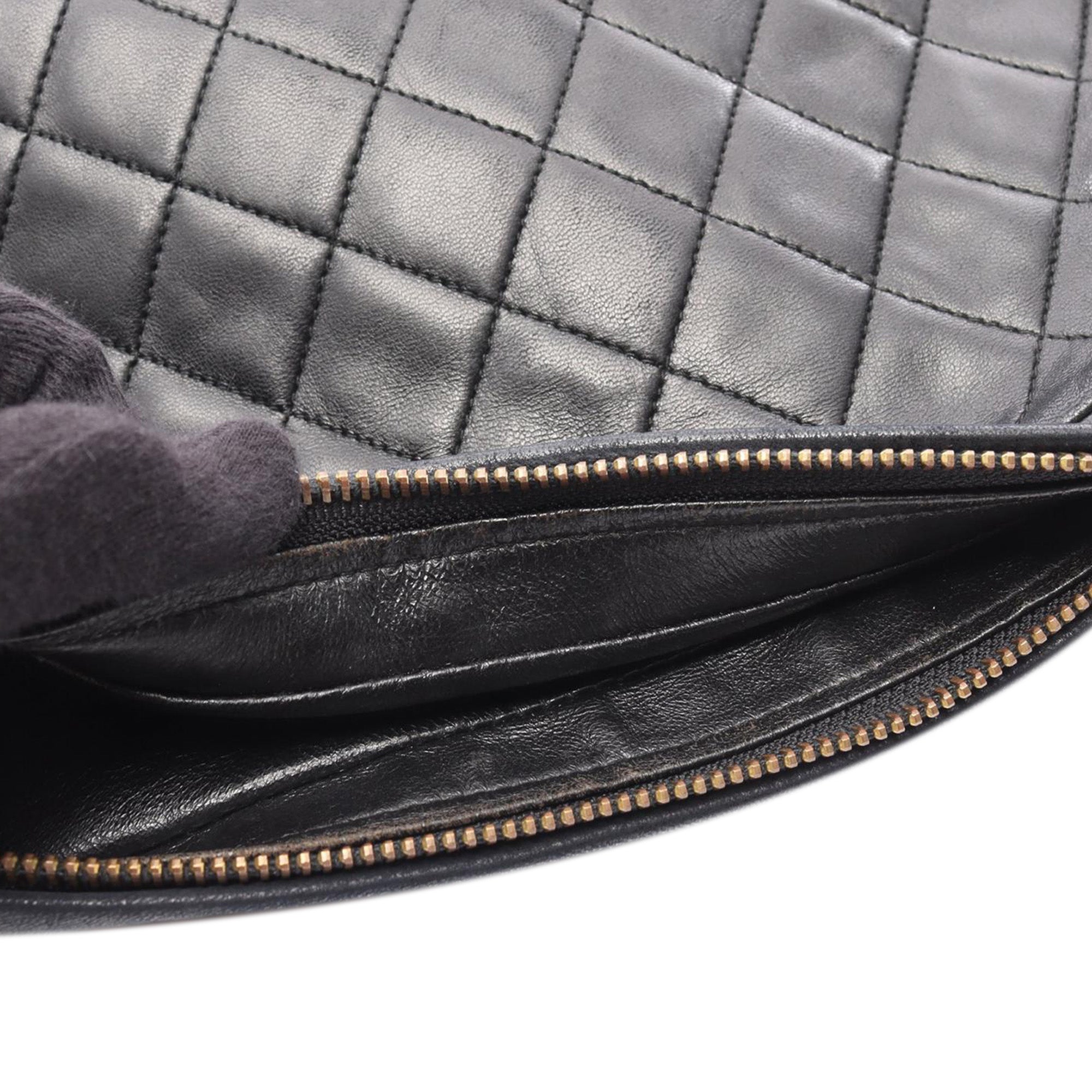 Chanel Medium CC Quilted Lambskin Tassel Camera Bag - image 7