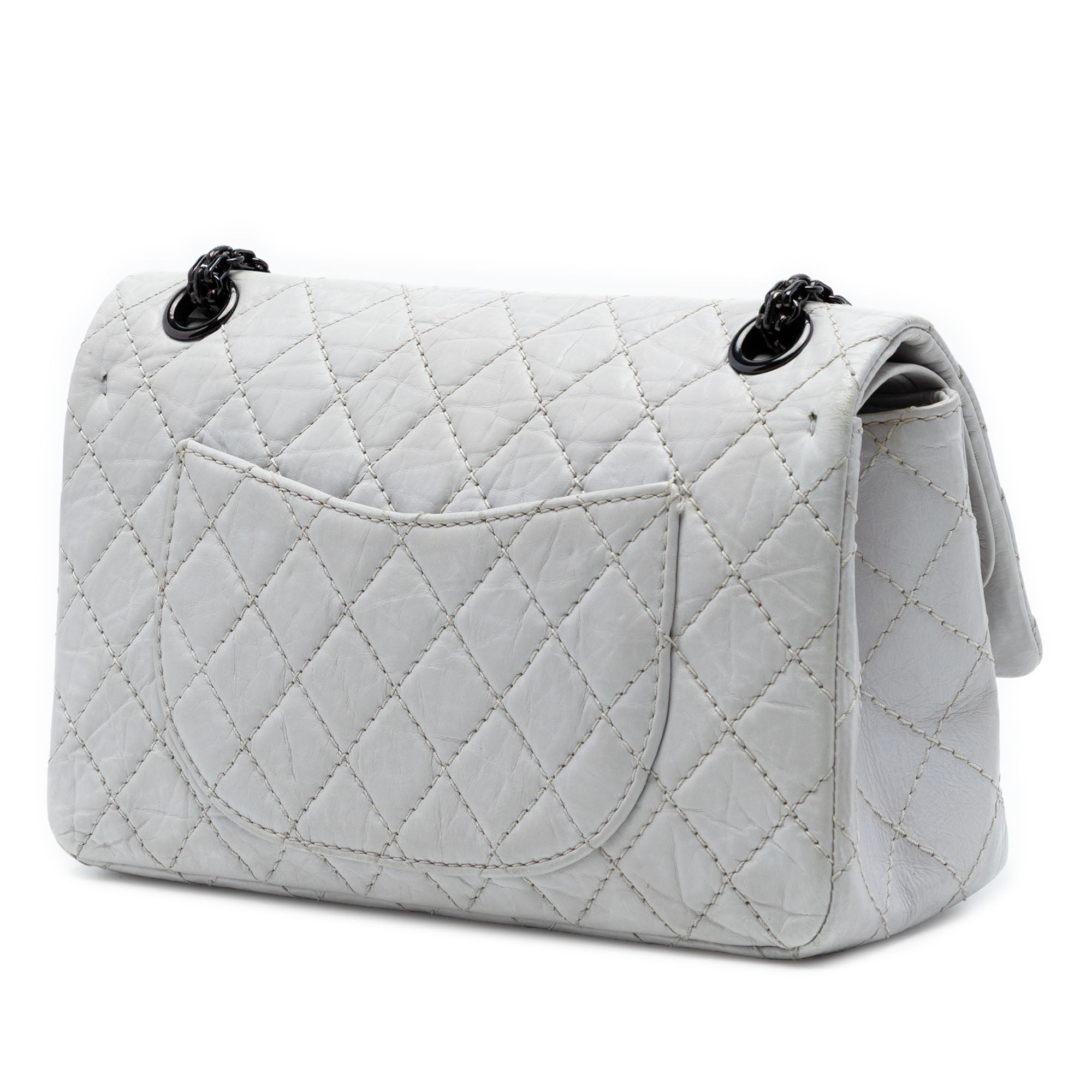 Chanel Quilted Aged Calfskin Reissue 2.55 Double Flap 225 - image 2