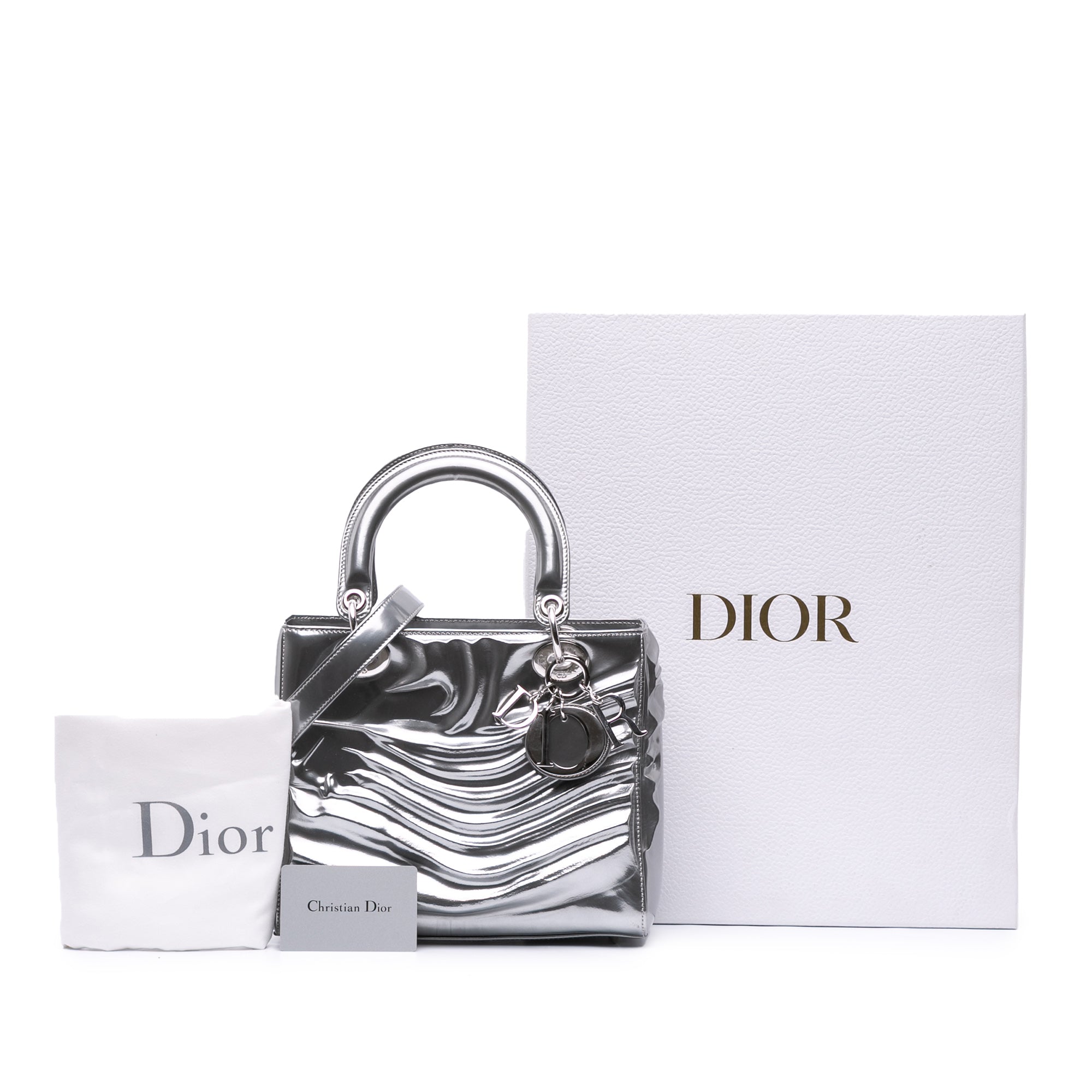 Dior Limited Edition Jason Martin Lady Art Medium Metallic Patent Lady Dior - image 10