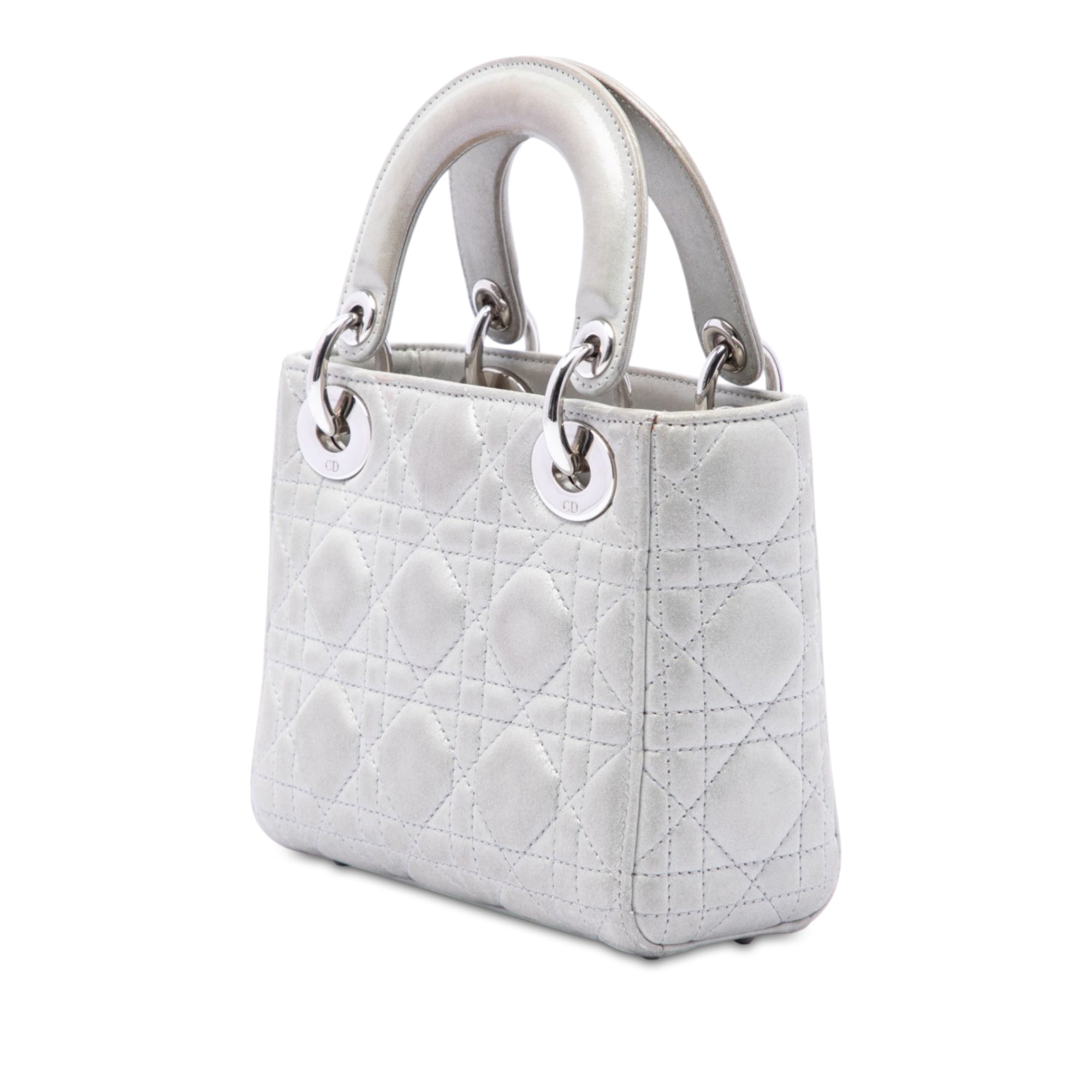 Dior Mini Iridescent Lambskin Cannage Lady Dior - image 2