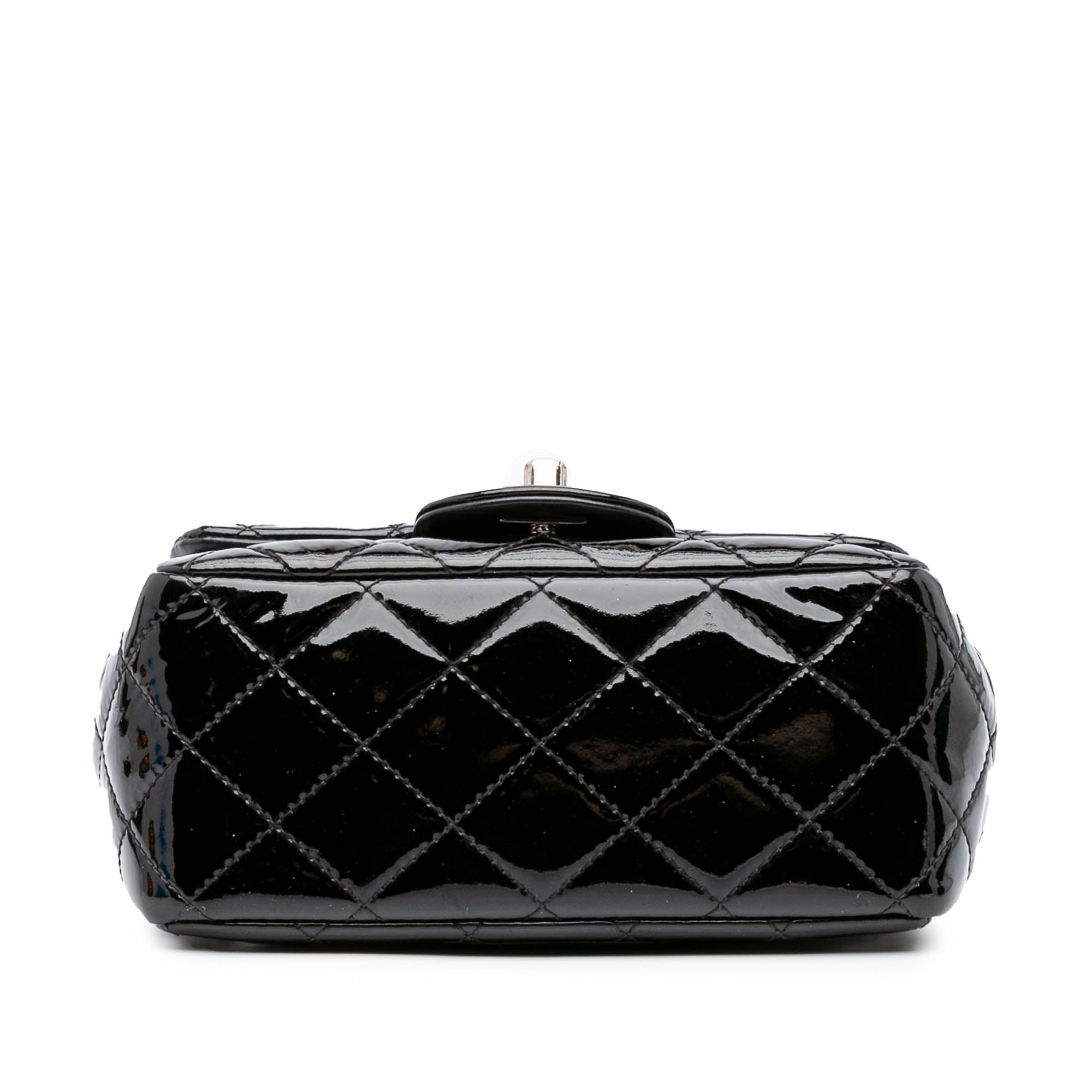 Chanel Mini Square Classic Patent Single Flap - image 3