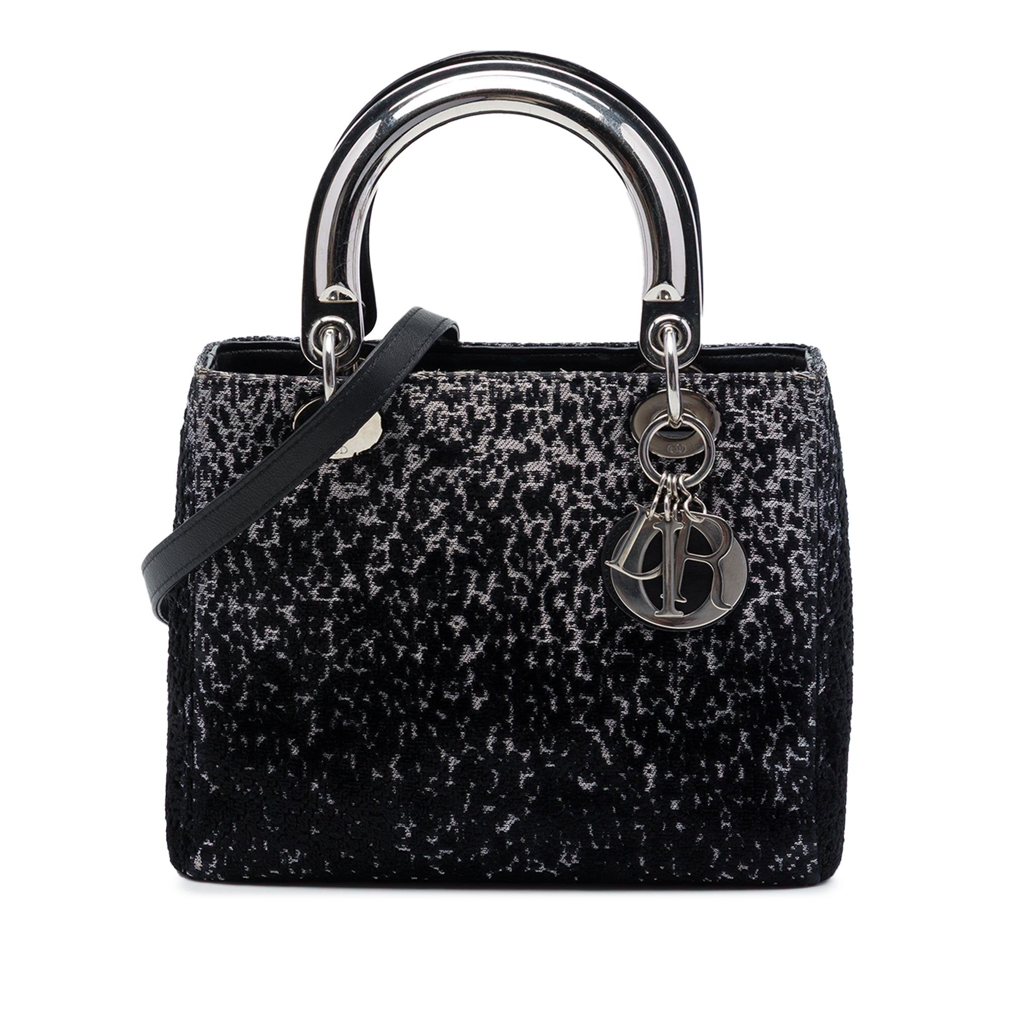 Dior Medium Fabric Lame Lady Dior - image 1