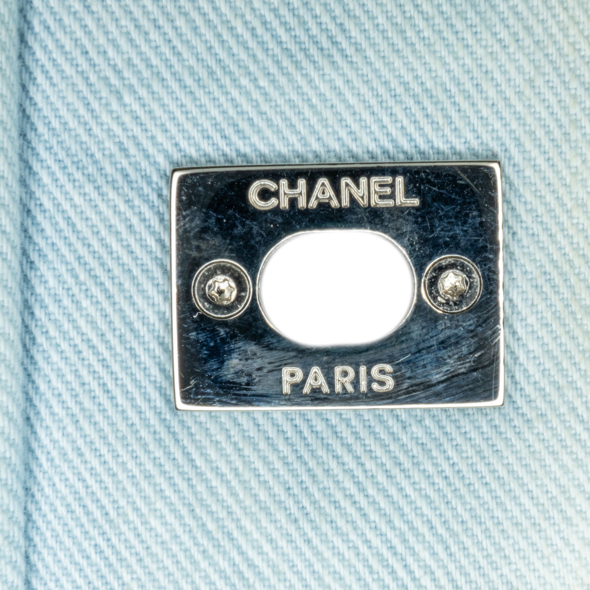 Chanel Small Denim Canebiers Net Flap - image 9