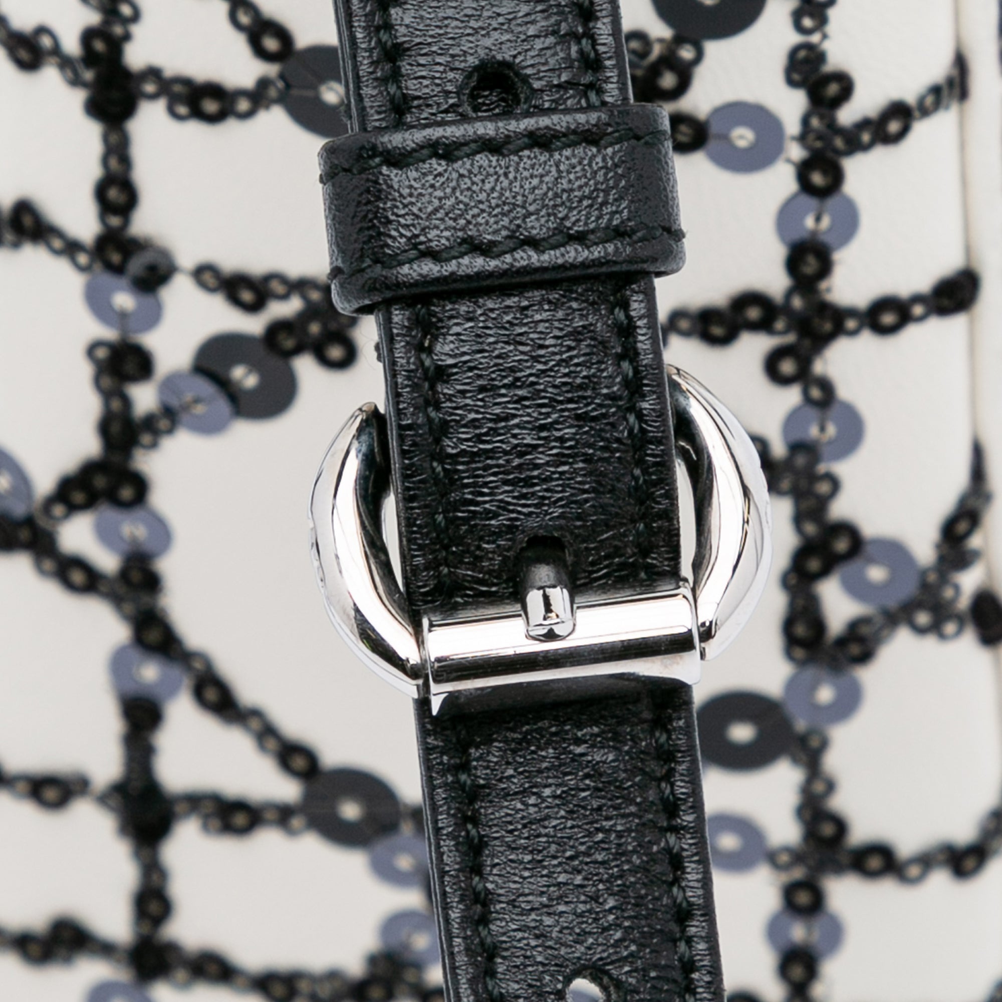 Dior Mini Calfskin Cannage Sequin Lady Dior - image 8