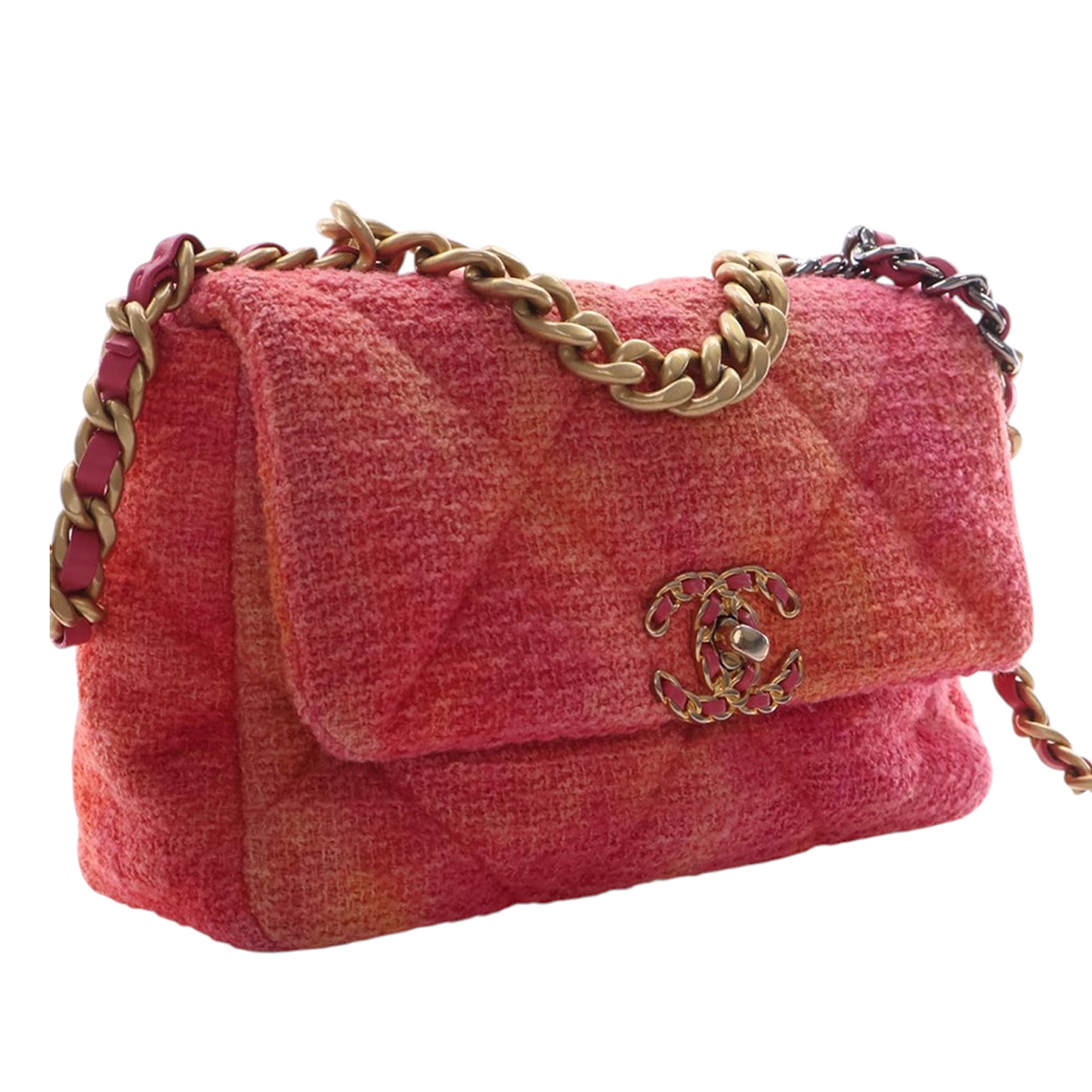 Chanel Medium Tweed Ombre 19 Flap - image 2