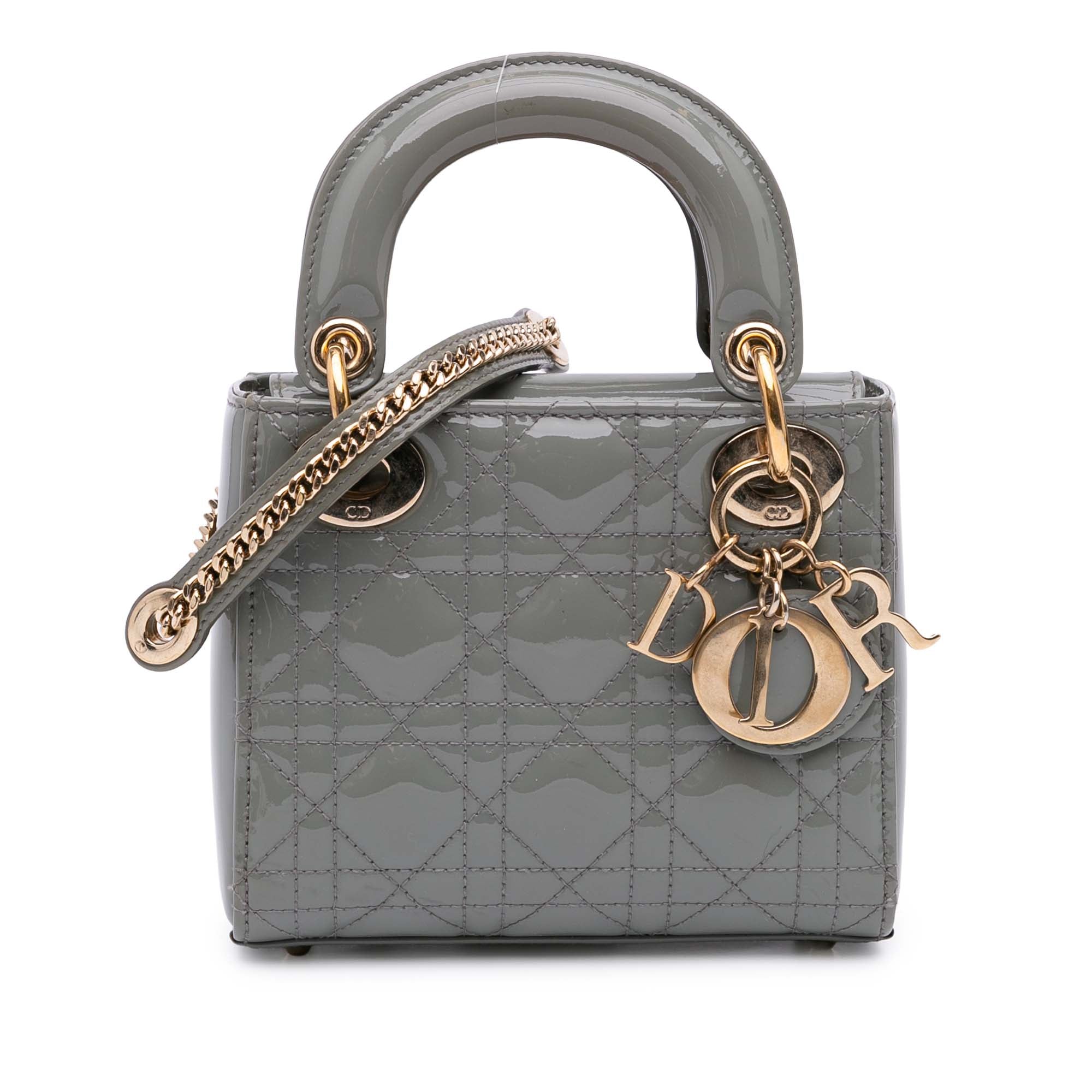 Dior Mini Patent Cannage Lady Dior - image 1