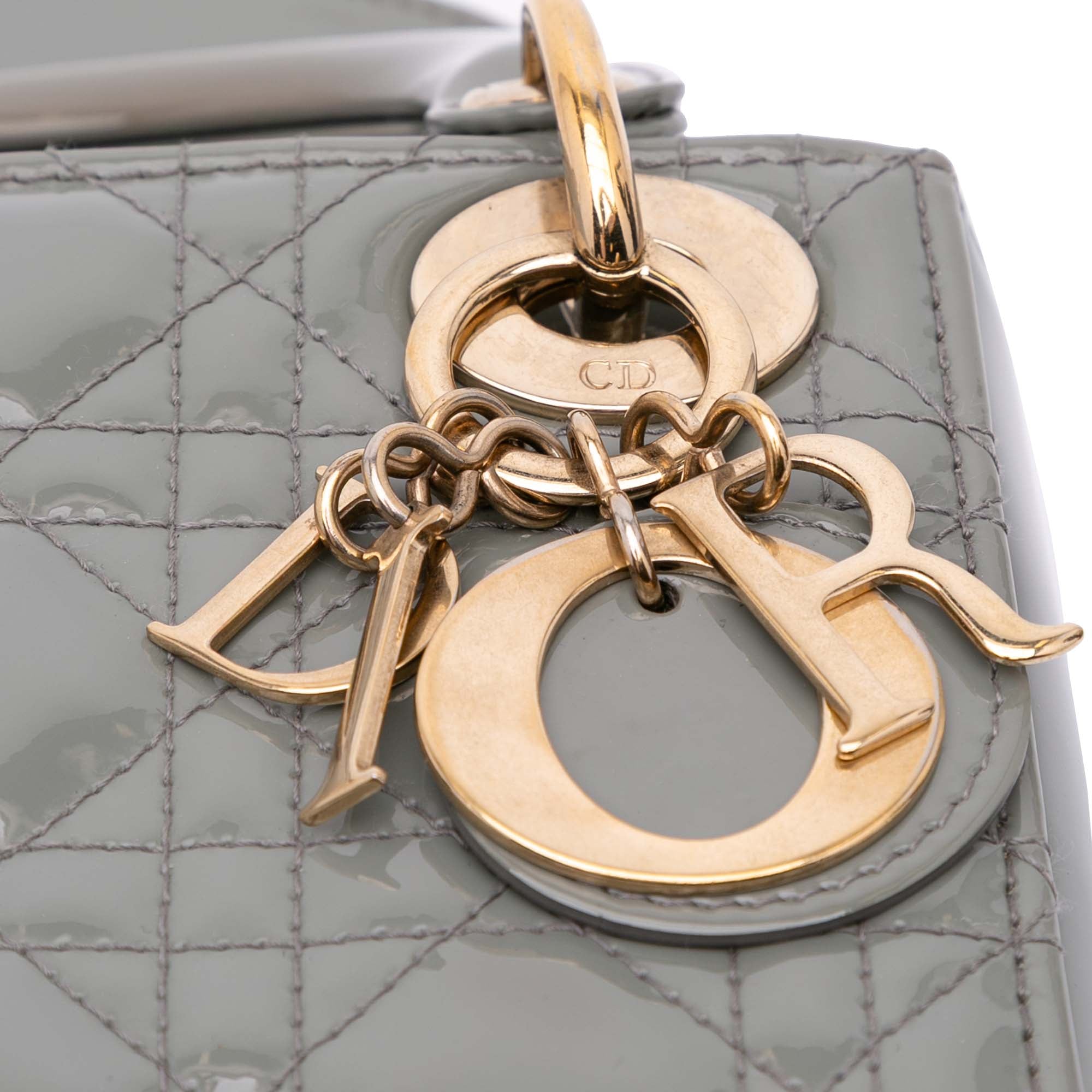 Dior Mini Patent Cannage Lady Dior - image 10